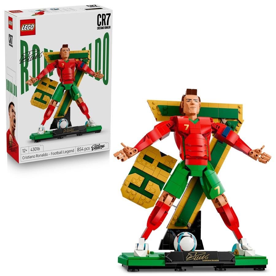 LEGO Editions 43016 Cristiano Ronaldo - fodboldlegende byggesæt 12+ år