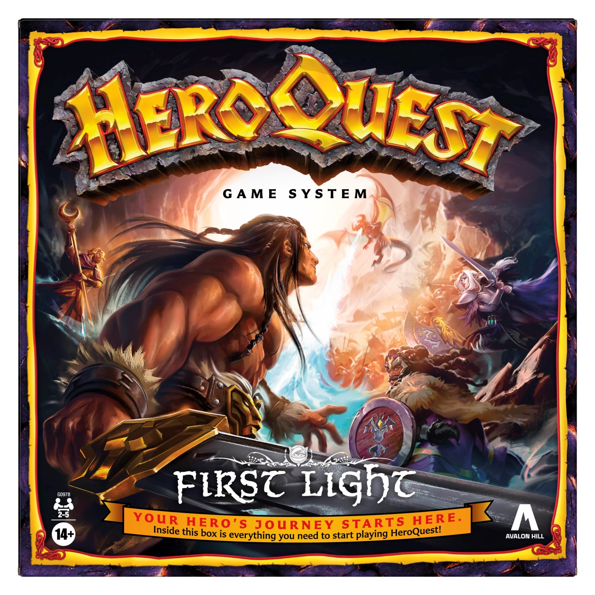Avalon Hill HeroQuest First Light (English) Brætspil G0978UU00
