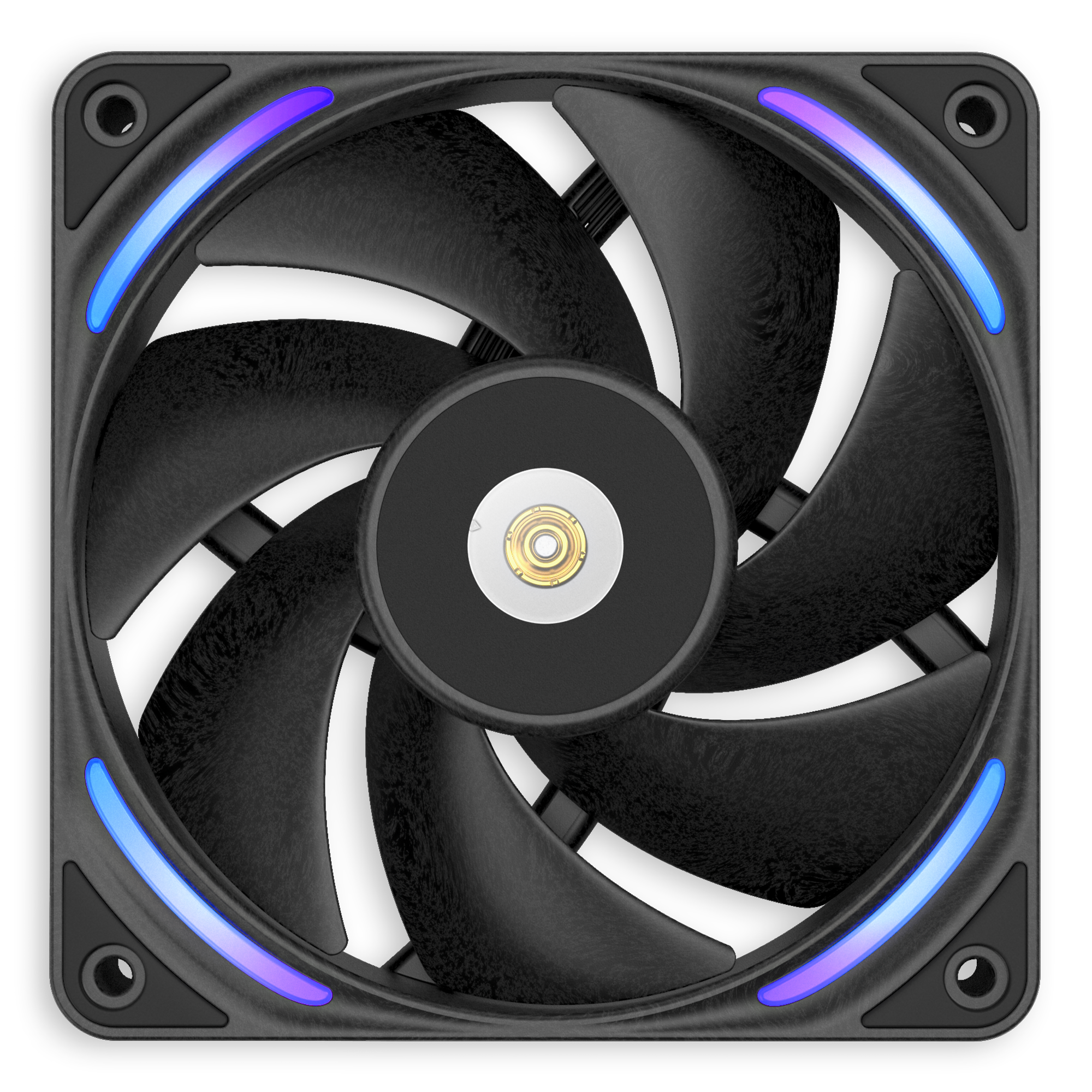 NZXT F120X Performance Fan - Kabinet køler - 120mm - Sort med RGB LED lys - 41 dBA