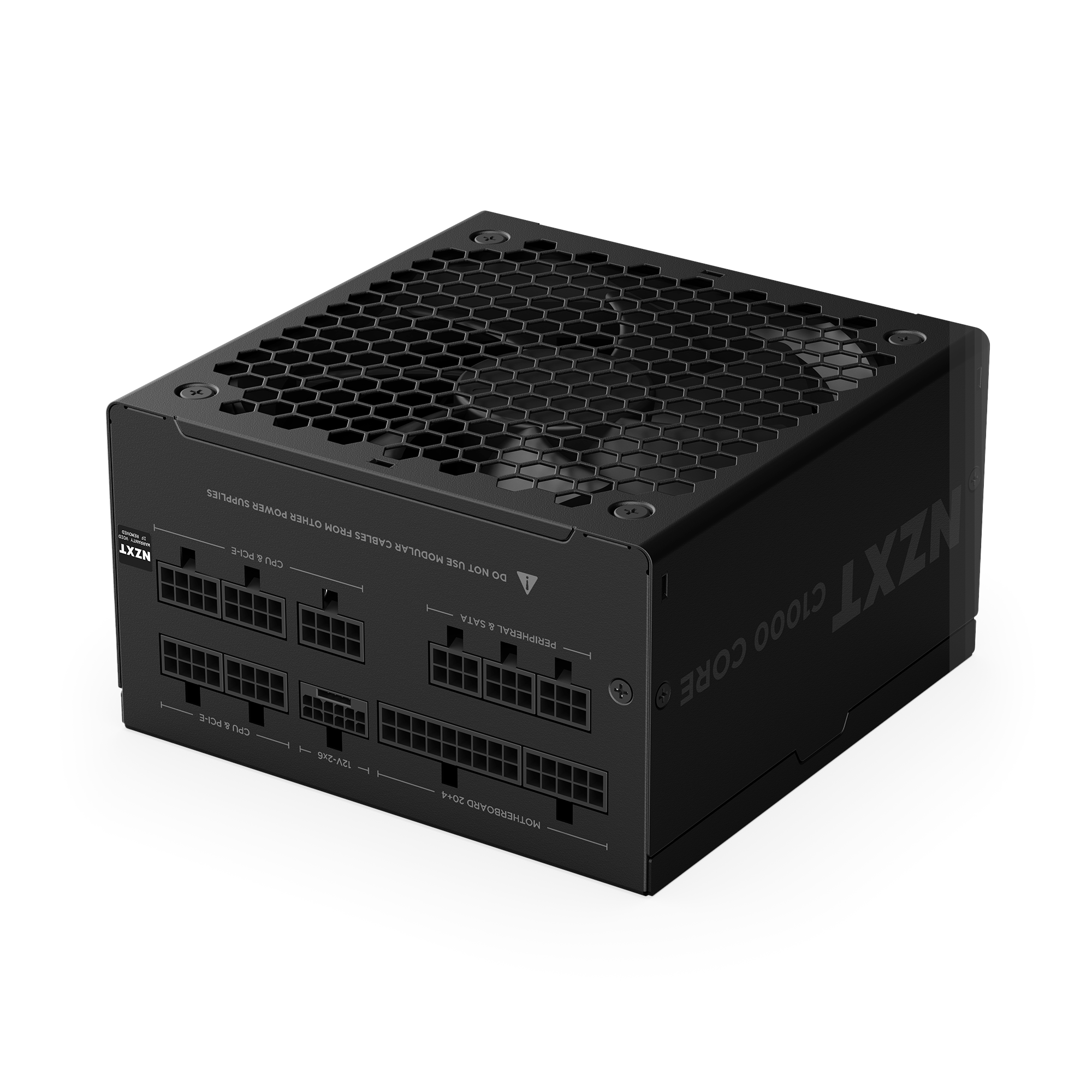 NZXT C1000 Core Strømforsyning - 1000 Watt - 135 mm - ATX 3.1 - 80 Plus Gold certified