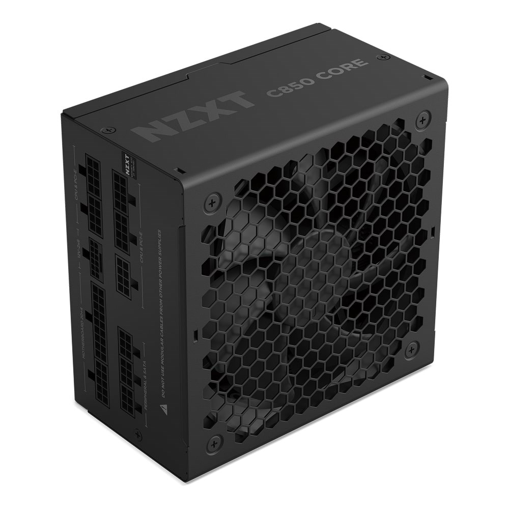 NZXT C850 Core Strømforsyning - 850 Watt - 135 mm - ATX 3.1 - 80 Plus Gold certified