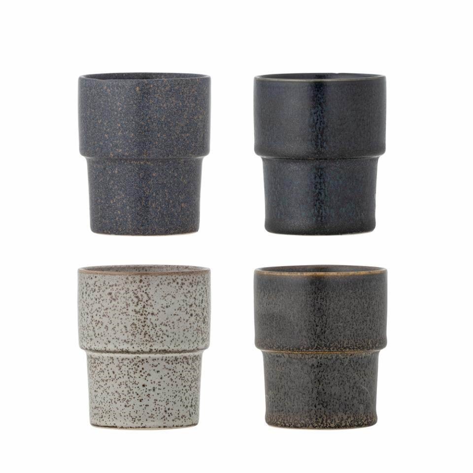 Bloomingville - Ewan cup (Set of 4) - Stoneware Borddækning 82072581
