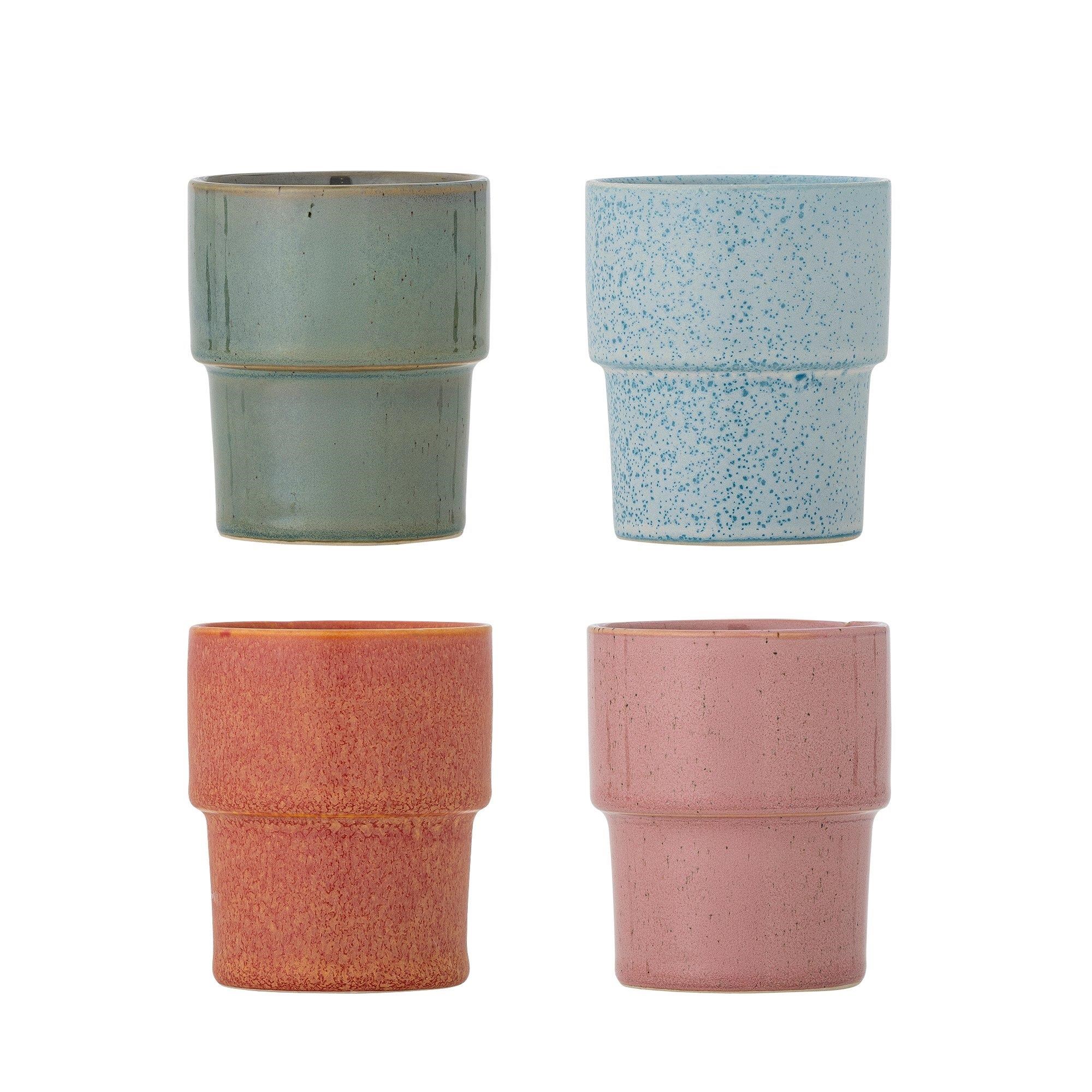 Bloomingville - Ewan Cup (Set of 4) - Stoneware Borddækning 82072580