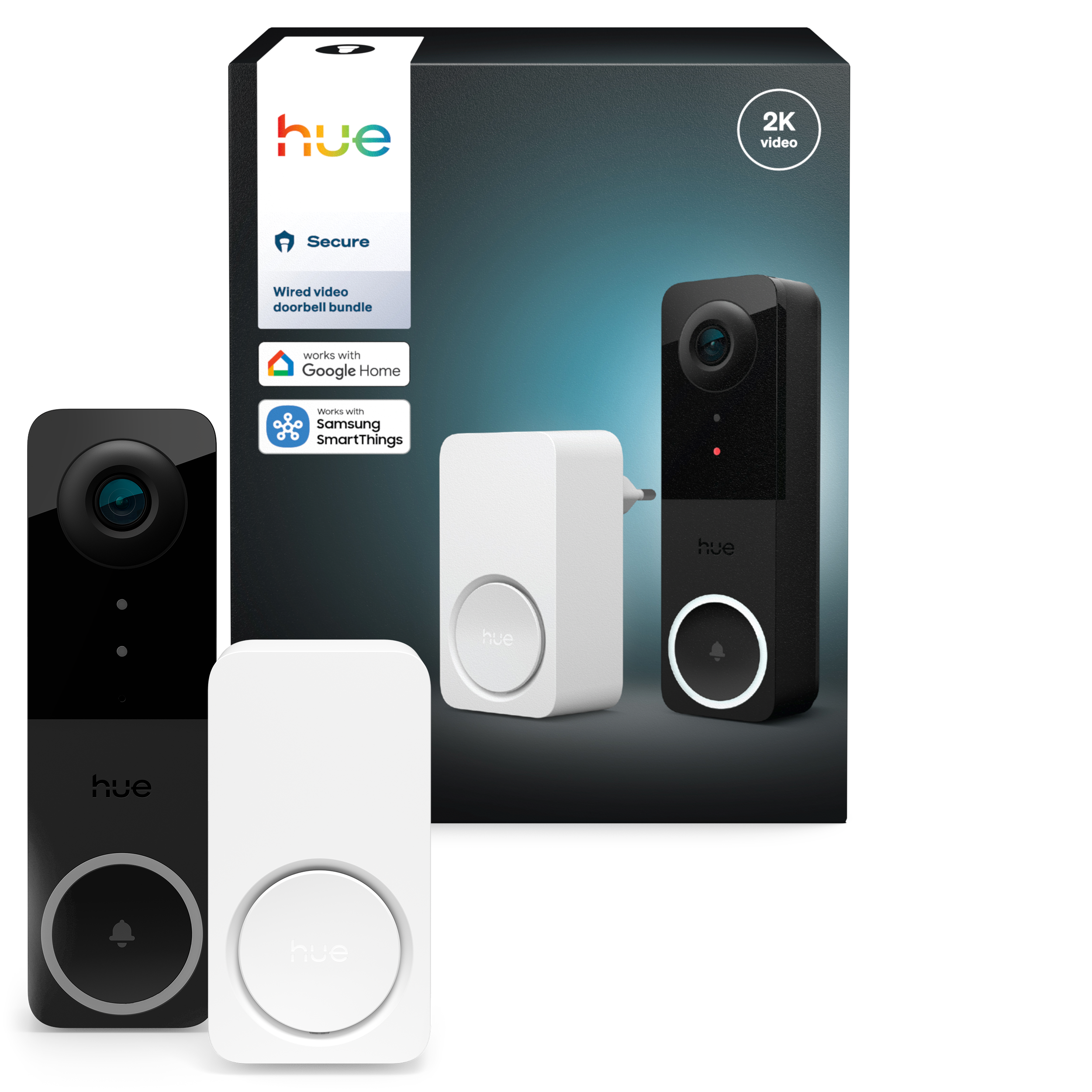 Philips Hue Secure videodørklokke + Smart Chime, bundle Smart Home 929003816503