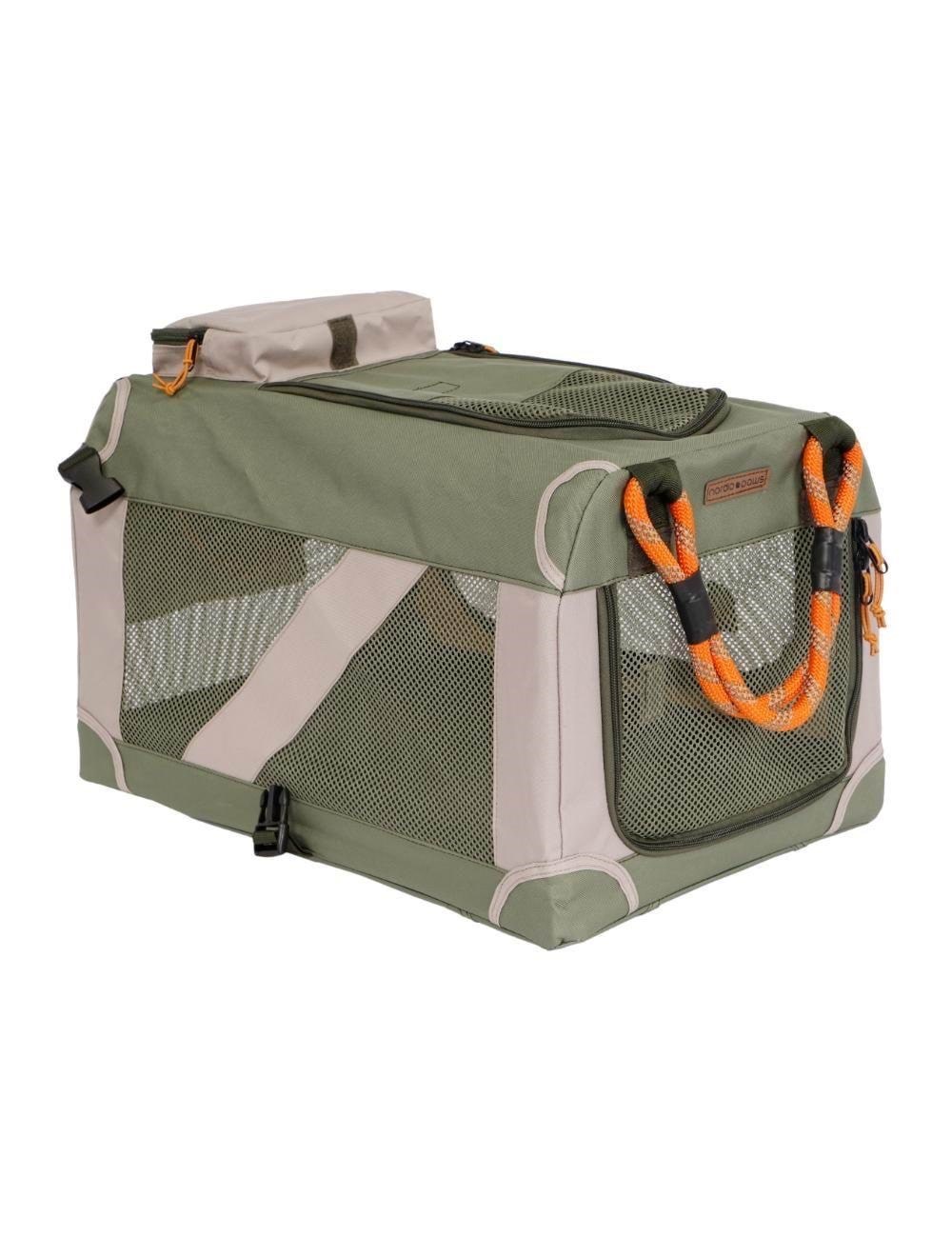 Nordic Paws nordic paws blød hundebur, army l 91,5x61,5x58cm Hundeudstyr 7000241012568