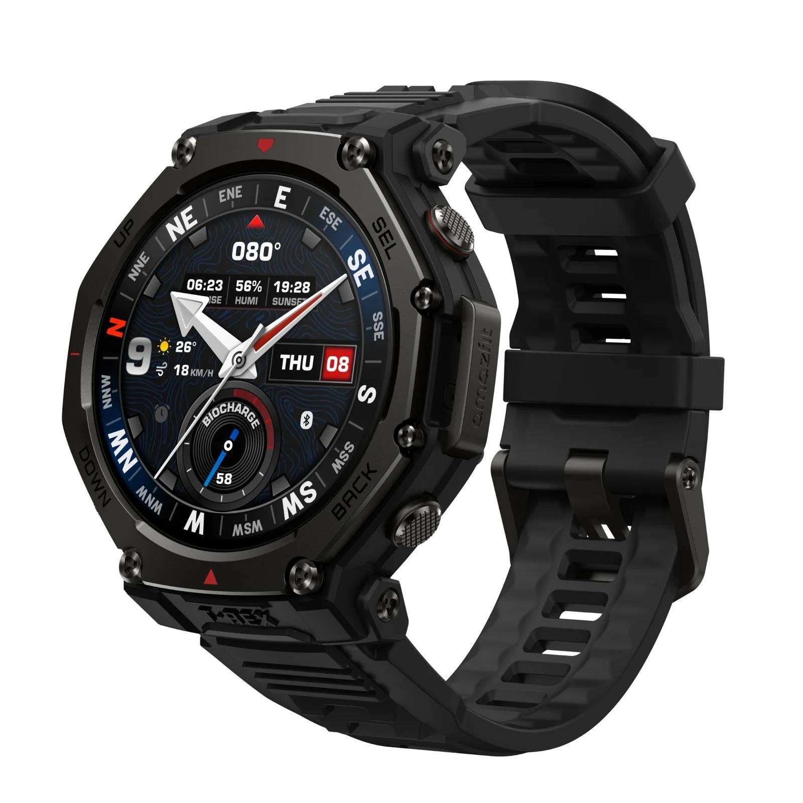 Amazfit T-Rex 3 Pro 48mm - Tactical Black Smartwatch Sort W2443EU1N
