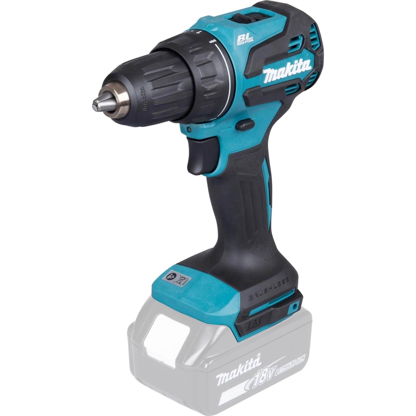 Makita DDF490Z Cordless Brushless Drill Driver (Solo) Skruemaskine