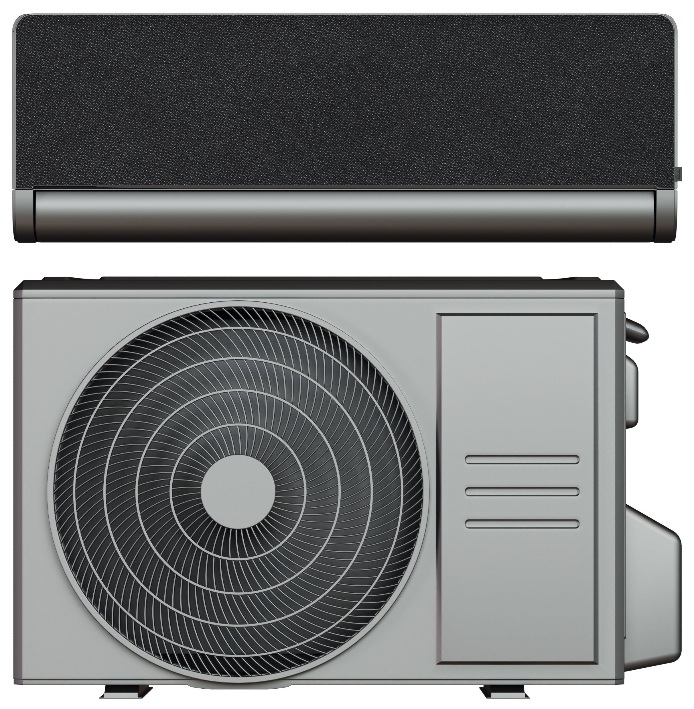 ELL Front Boost 18 luft/luft varmepumpe med WiFi, 5,28kW, 130 m², Dark Varmepumpe 101160