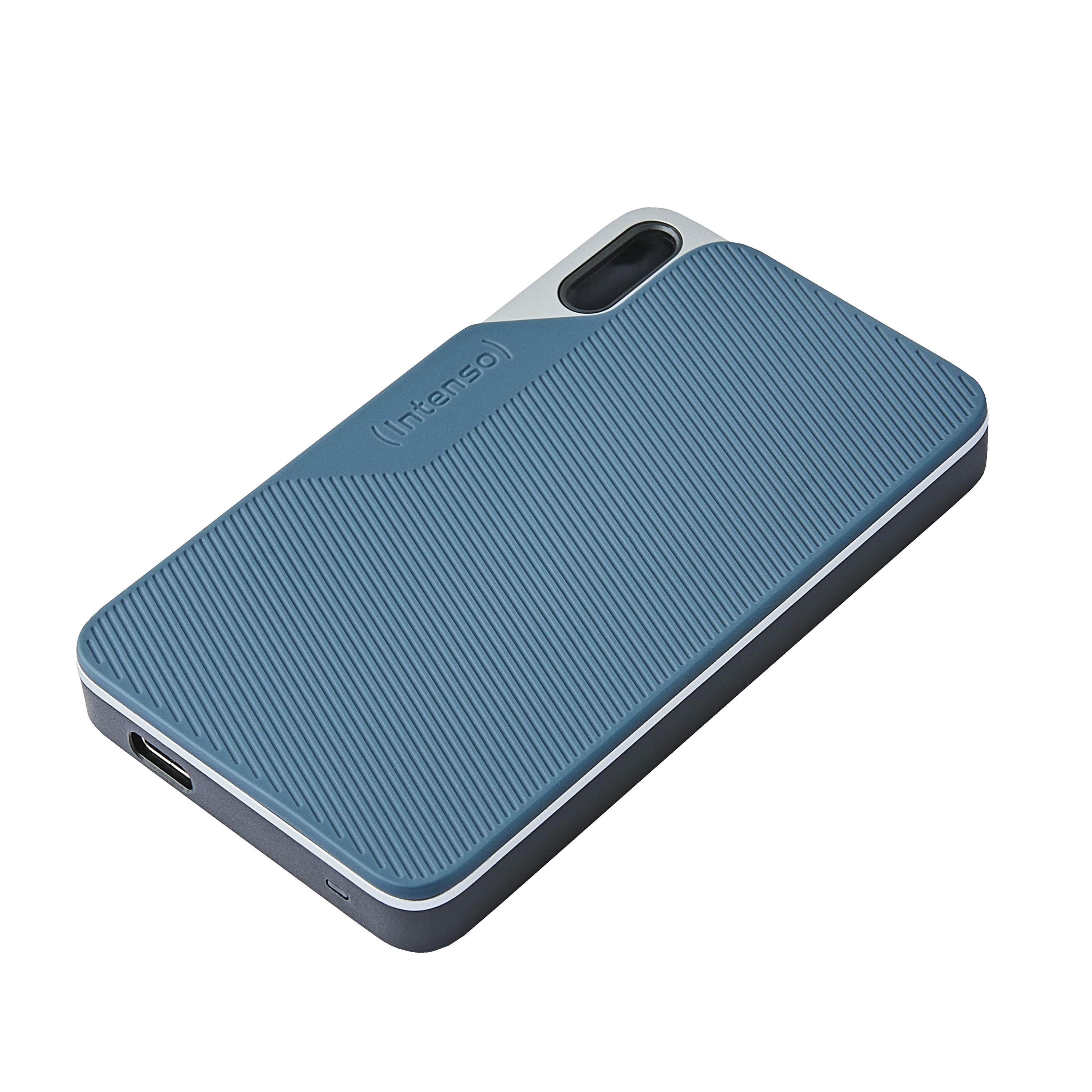 Intenso External SSD TX100 - 250GB - Ekstern SSD - USB 3.2 Gen 1x1 - Blå