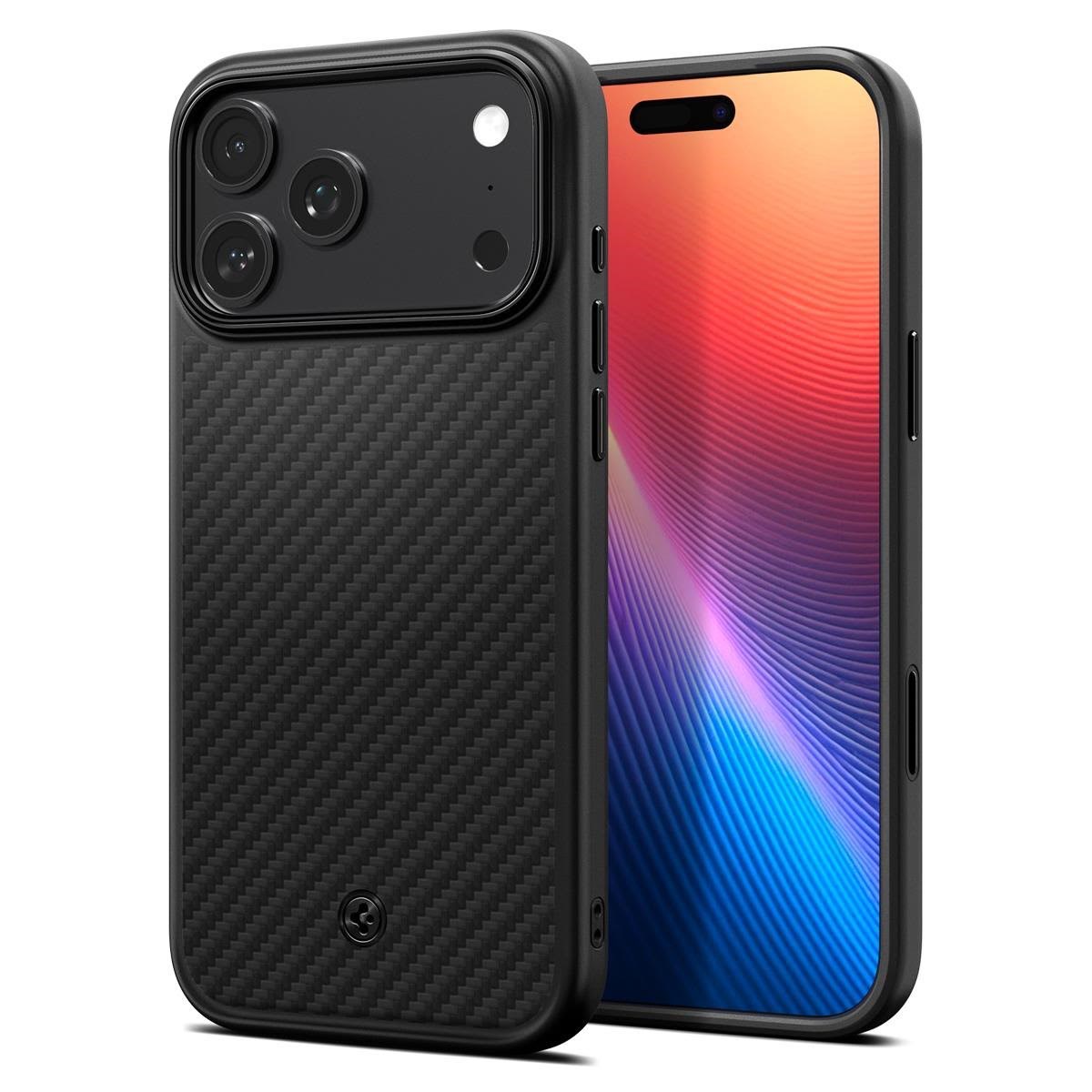 Spigen Enzo Aramid T - black - iPhone 17 Pro Max Mobilcover ACS09906