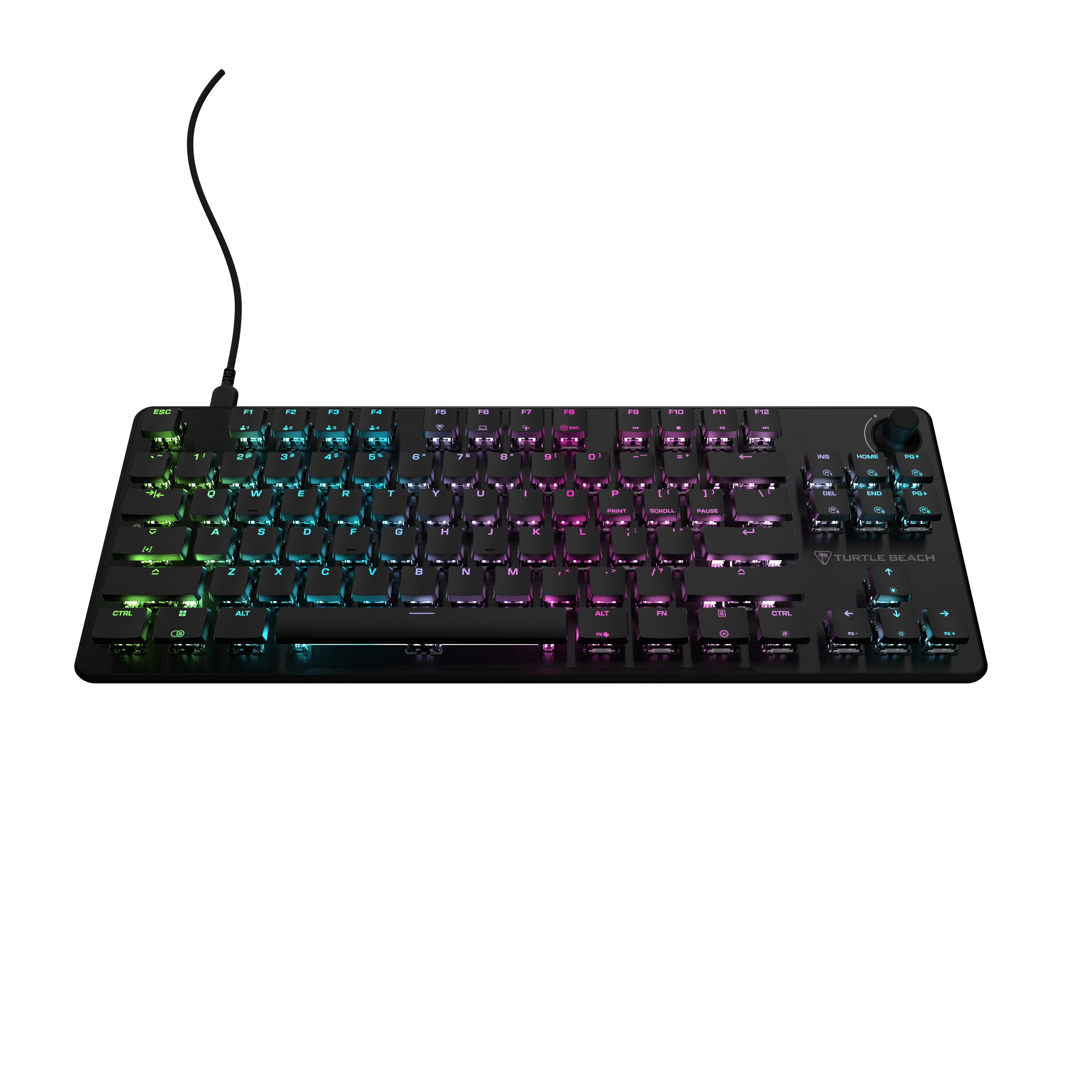 Turtle Beach Vulcan II TKL - Gaming Tastatur - Nordisk - Sort Tastatur TBK-2003-02-NO