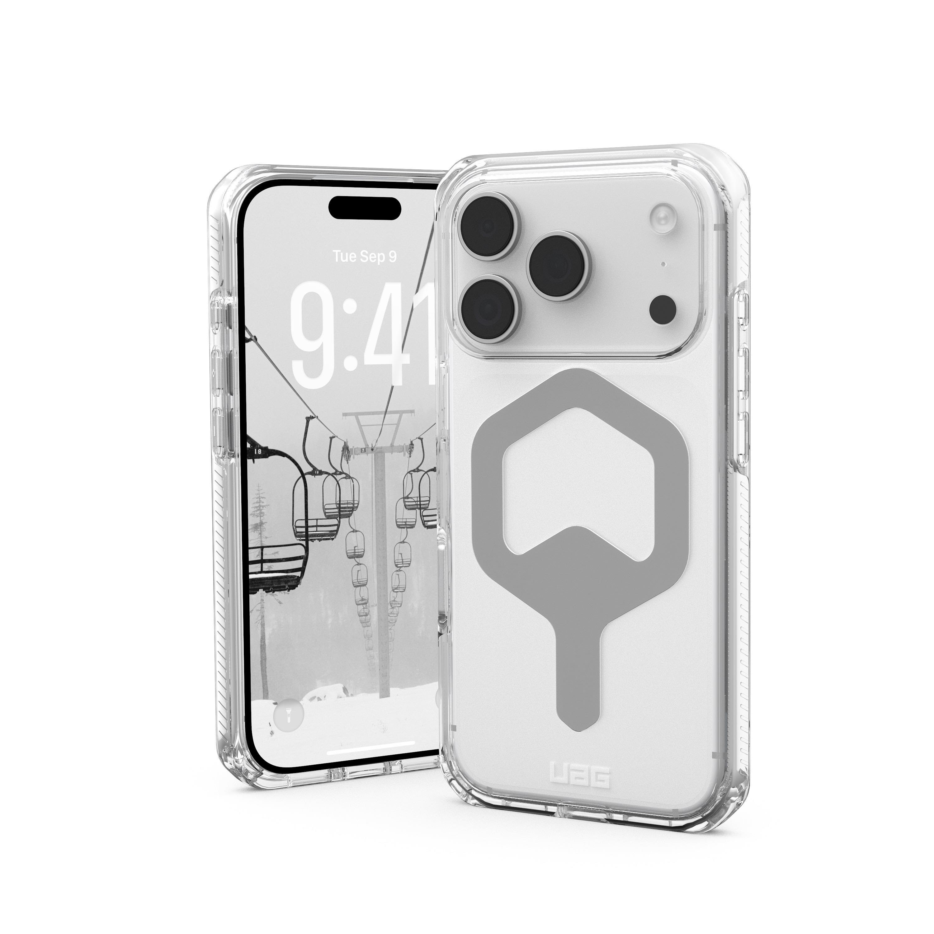 UAG Plyo Magsafe - Ice/Silver - iPhone 17 Pro Mobilcover 114529114333