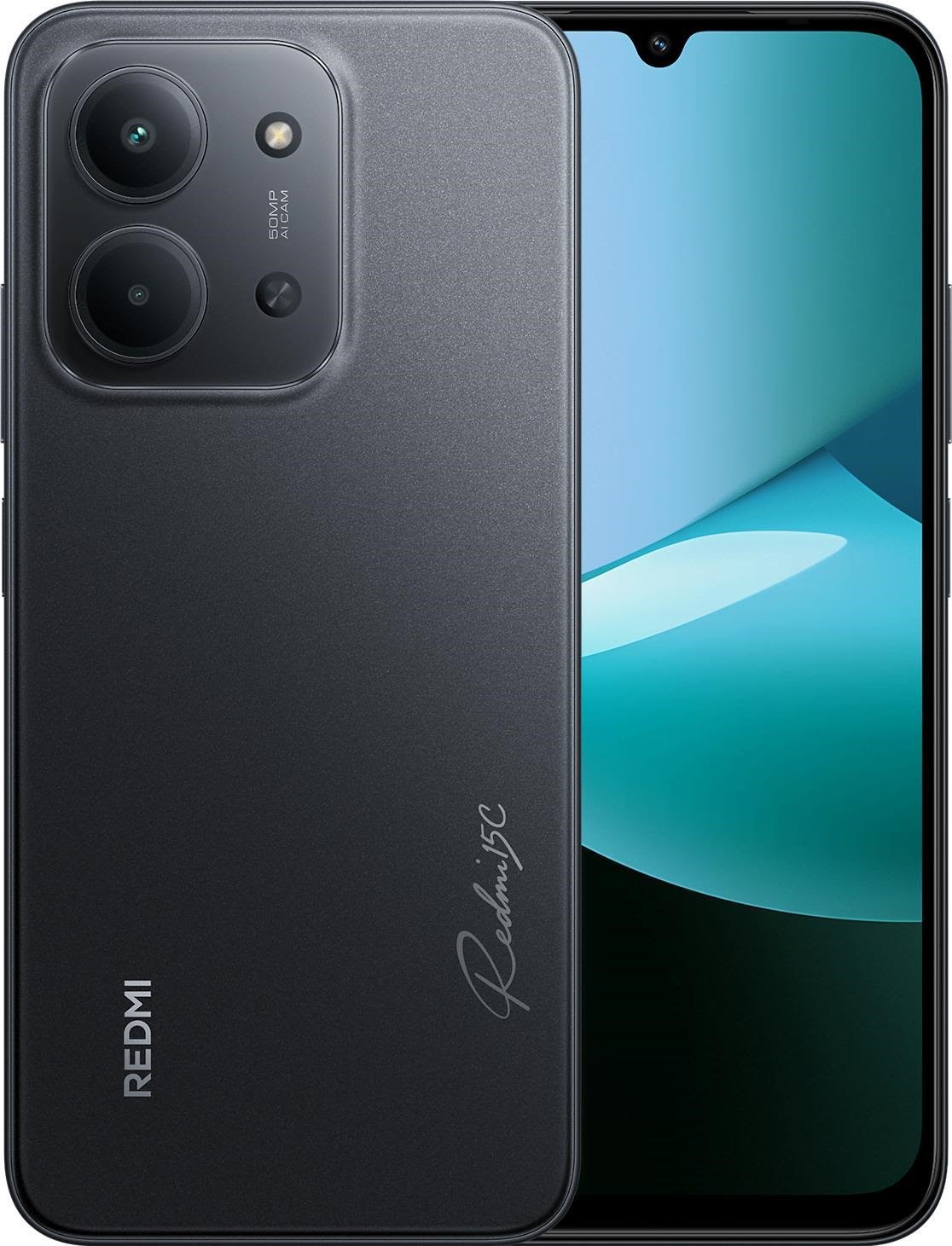 Xiaomi Redmi 15C 128GB/4GB - Midnight Black Mobiltelefon Sort MZB0KOAEU