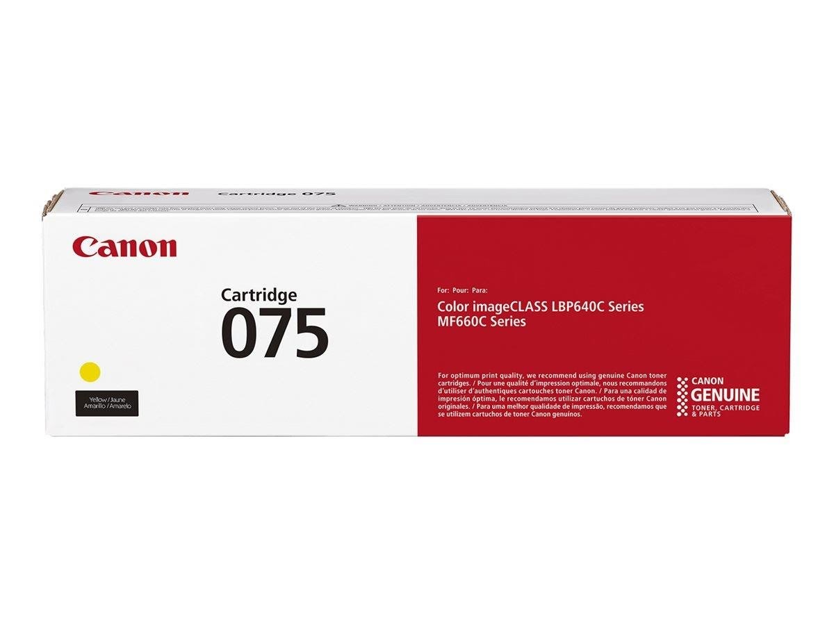 Canon CRG 075 / 6362C002 Yellow Printerpatron Og Toner Gul