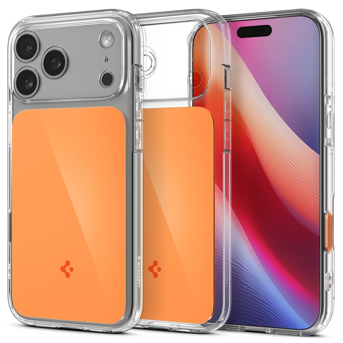 Spigen Ultra Hybrid T MagSafe - glossy orange - iPhone 17 Pro Max Mobilcover ACS10474
