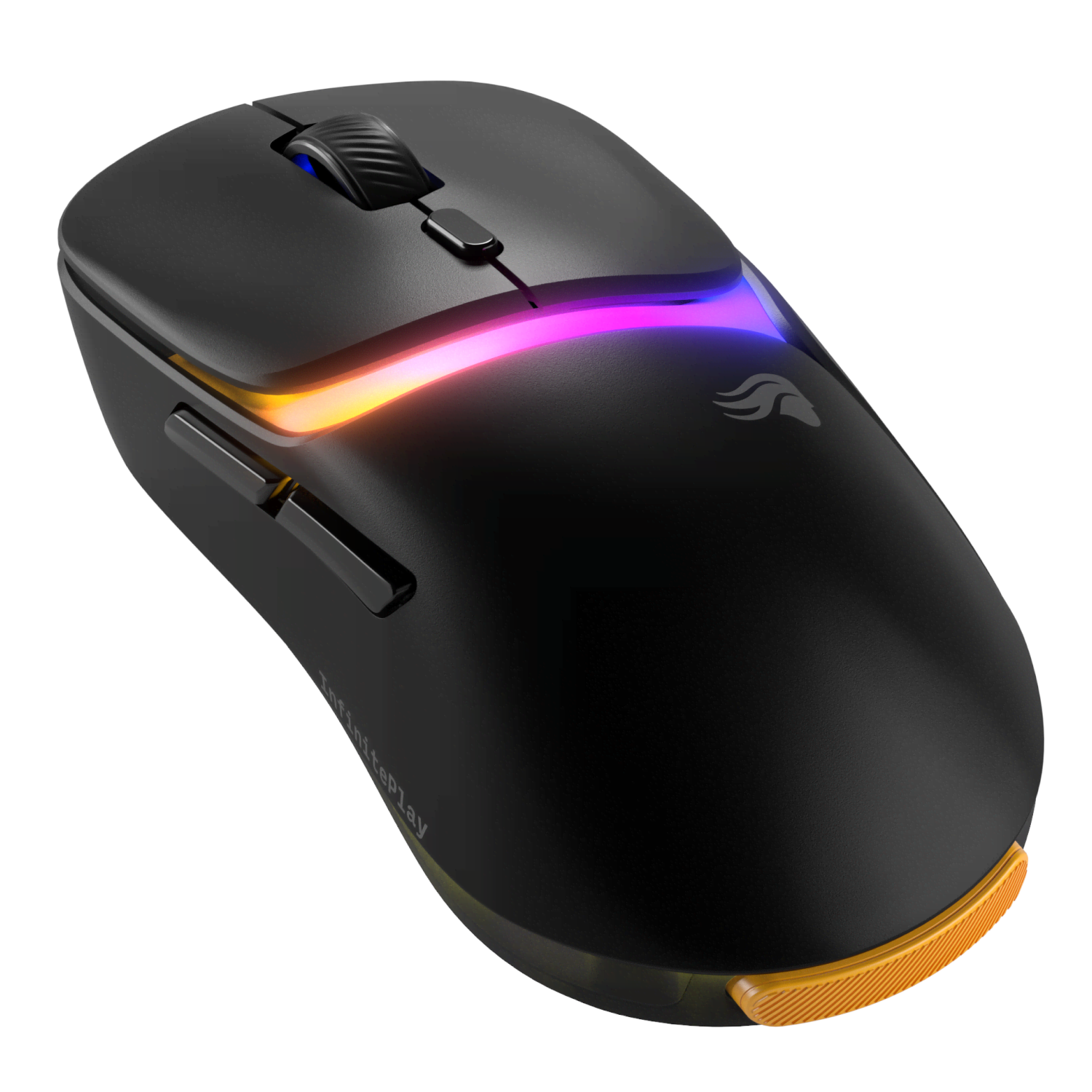 Glorious Model D3 Wireless - Mus - Optisk - 6 knapper - Sort Mus GLO-D3-WL-BLK