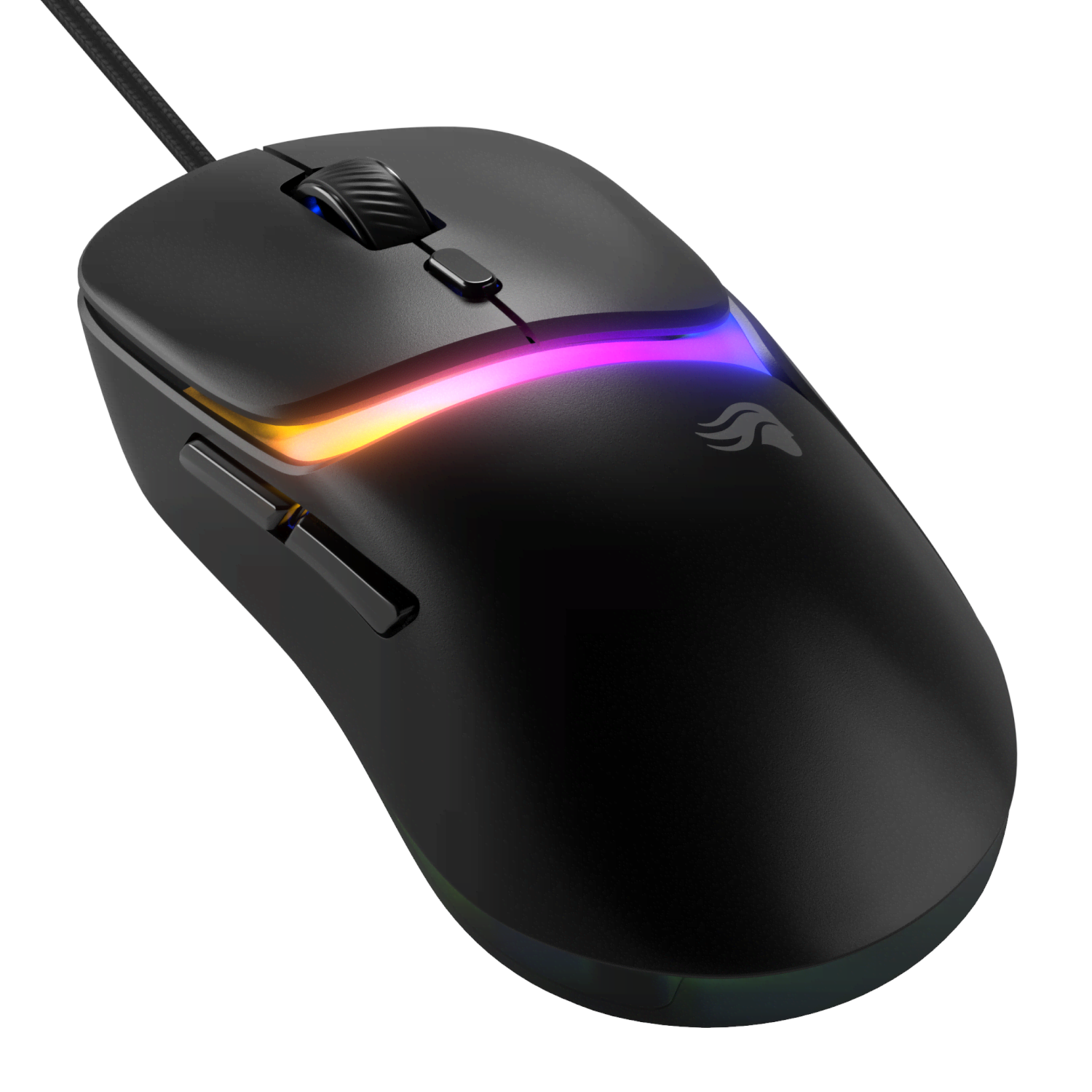 Glorious Model D3 Wired - Gaming Mus - Optisk - 6 knapper - Sort Mus GLO-D3-W-BLK