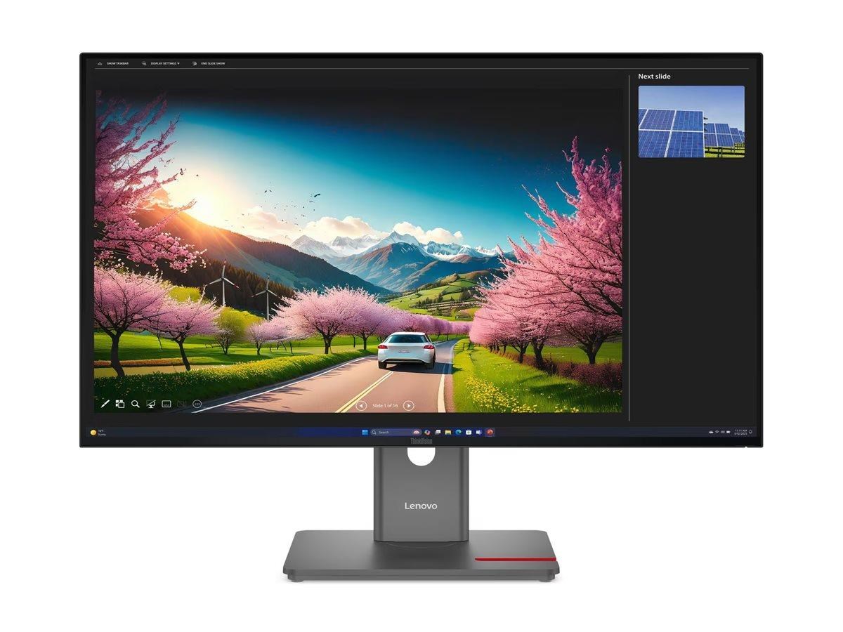 Lenovo ThinkVision P32UD-40 - 3840x2160 (4K) - 120Hz - IPS - 140W USB-C - KVM switch Computerskærm Black 64A8GAT2EU