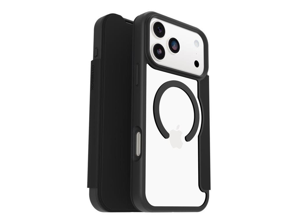OtterBox React Folio MagSafe Apple iPhone 17 Pro Max Black Crystal - clear/black