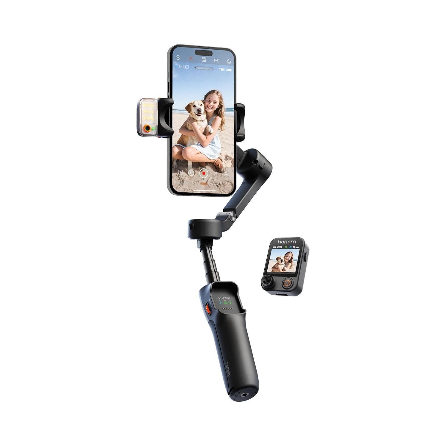 Hohem Smartphone Gimbal Isteady V3 Ultra Black Kamerastativ HPG -V3U B