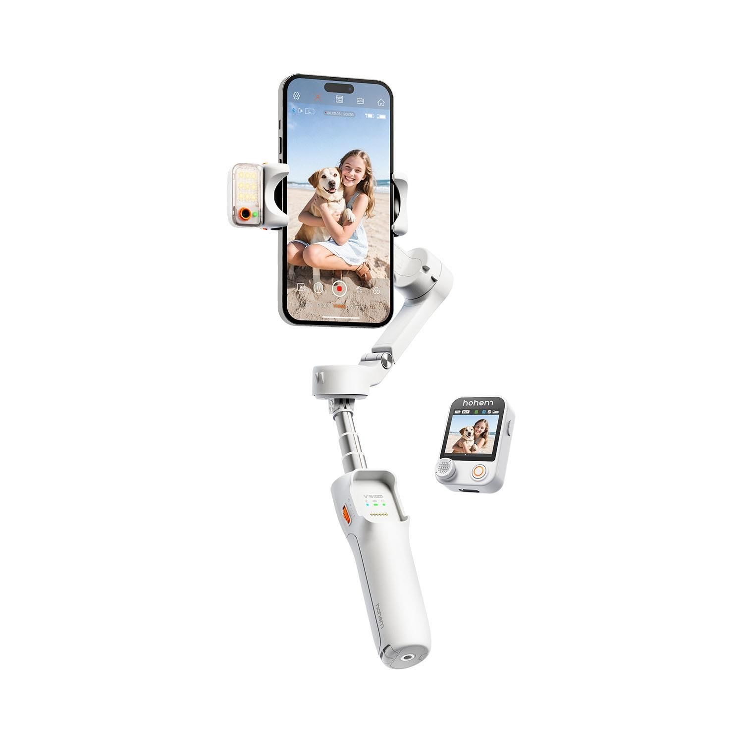 Hohem Smartphone Gimbal Isteady V3 Ultra White Kamerastativ HPG -V3U W