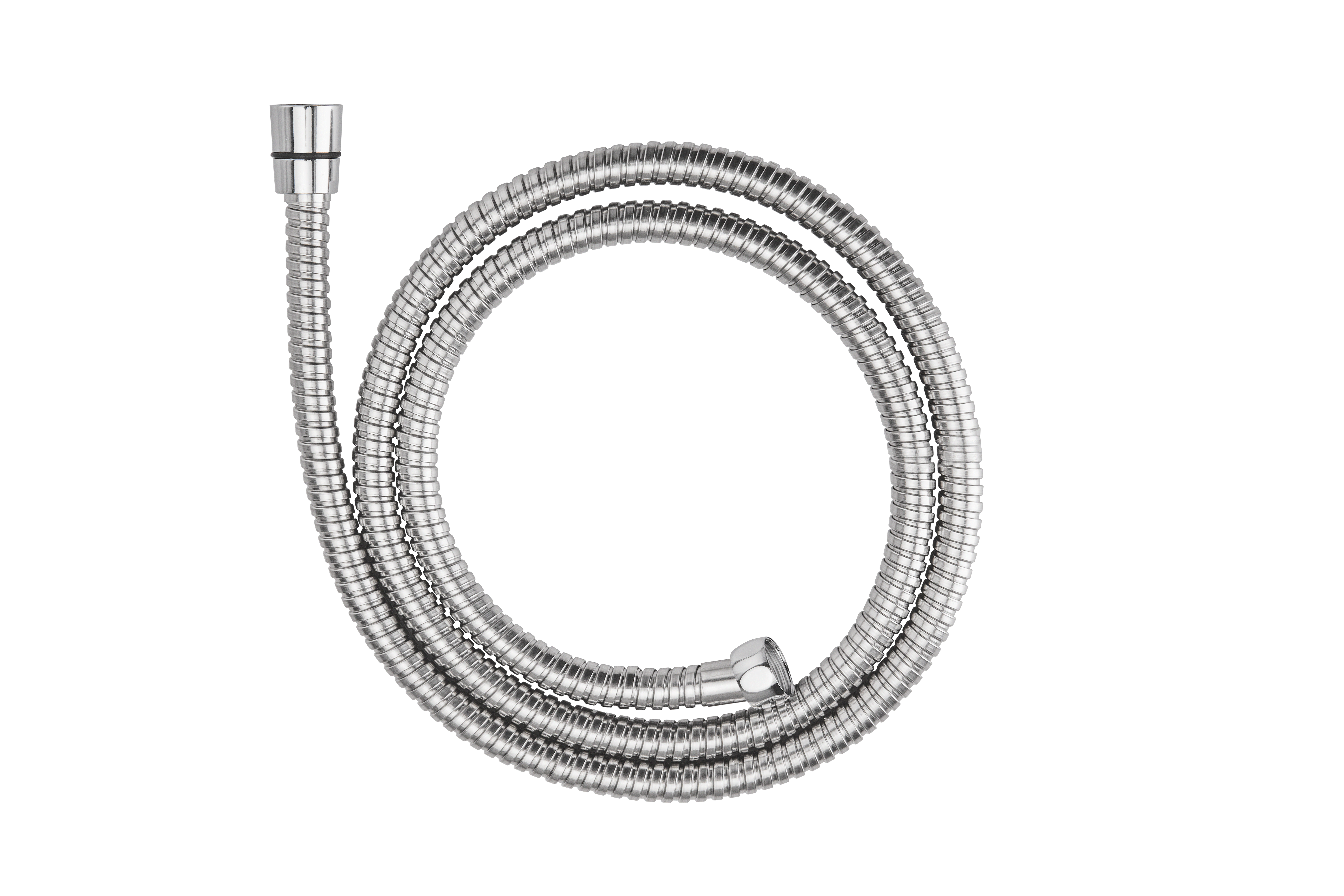 NORH Hildur bruseslange, 2 meter, stål, krom Bruser 5709728871002