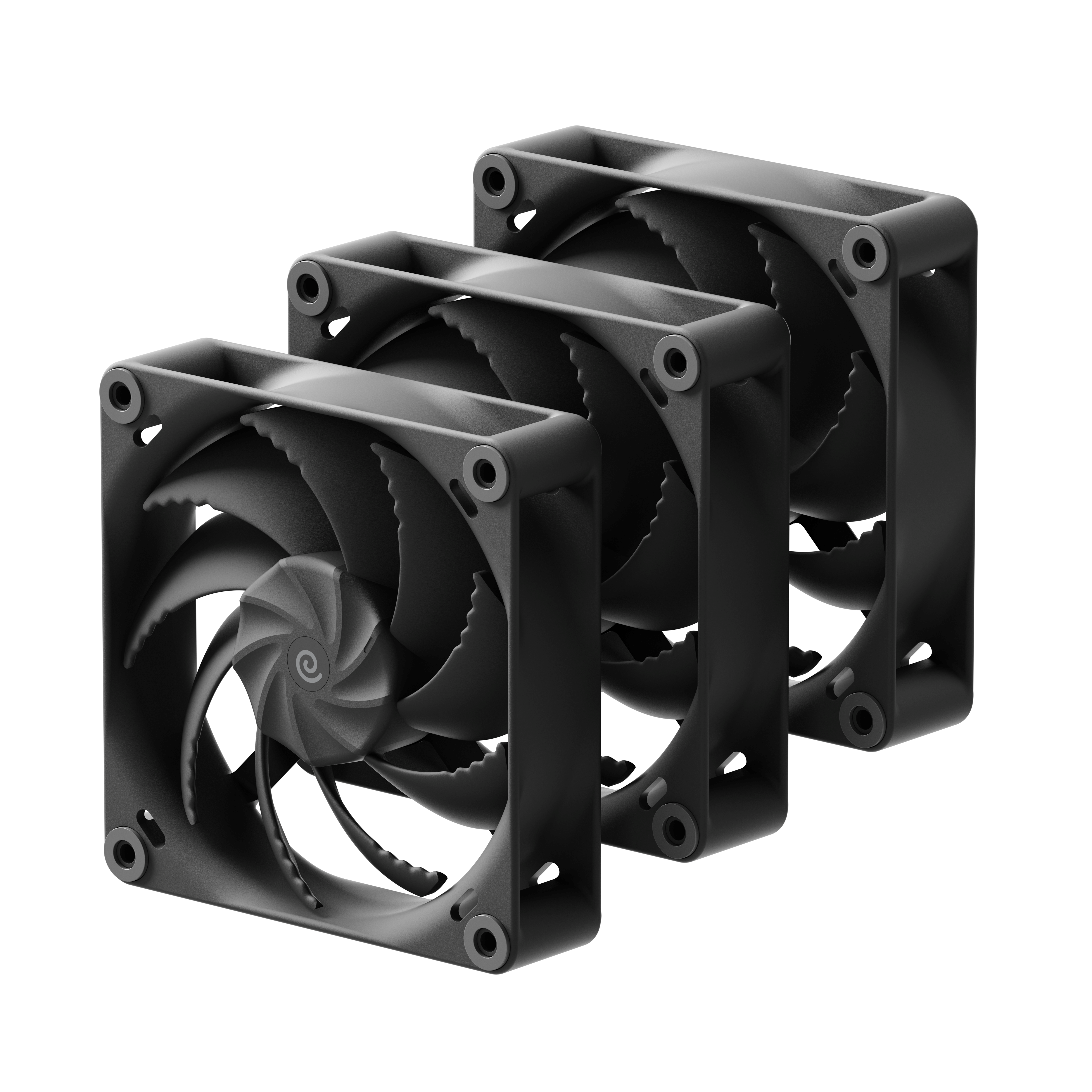 Havn H12 - Triple pack - Kabinet køler - 120mm - Sort - 32 dBA Kabinetkøler HVN-FS-H1230-02-TRI