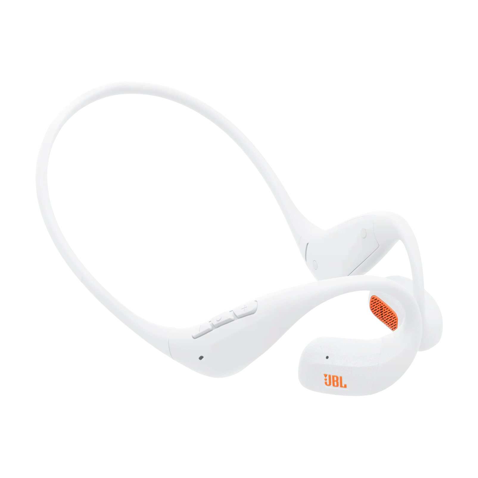 JBL Endurance Pace Wireless Open-Sound Headphones with Neckband White Hovedtelefoner Og Headset Hvid JBLENDUPACEWHT