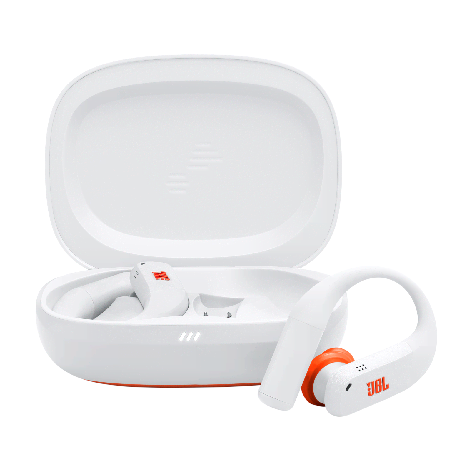 JBL Endurance PEAK 4 True Wireless Sport Earbuds White Hovedtelefoner Og Headset Hvid JBLENDUPEAK4WHT