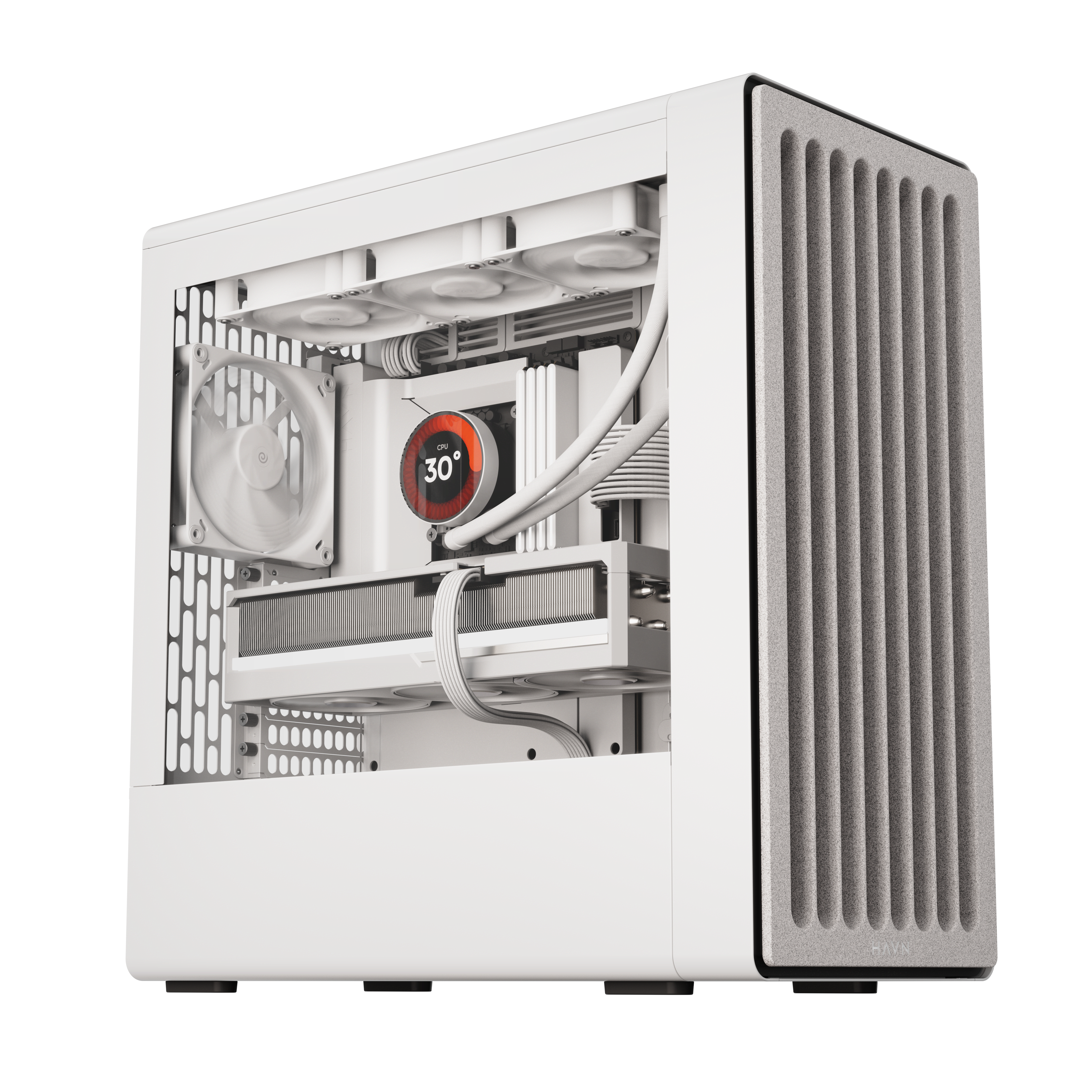 Havn BF 360 Flow - White - Kabinet - Miditower - Hvid Kabinet HVN-CA-BF360-03