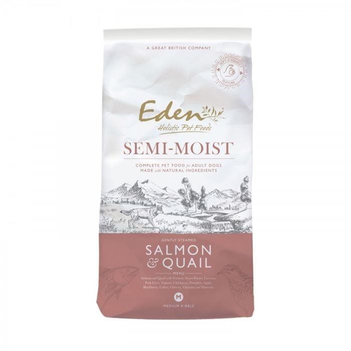 Eden - Wild Salmon & Quail Semi Moist - 10 kg. Hundeudstyr ED019