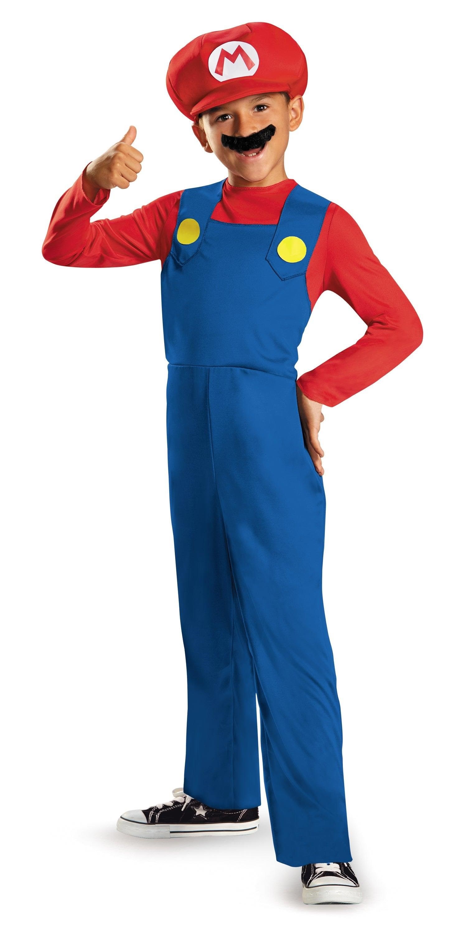 Jakks Mario Classic size 7-8 Kostume 700501