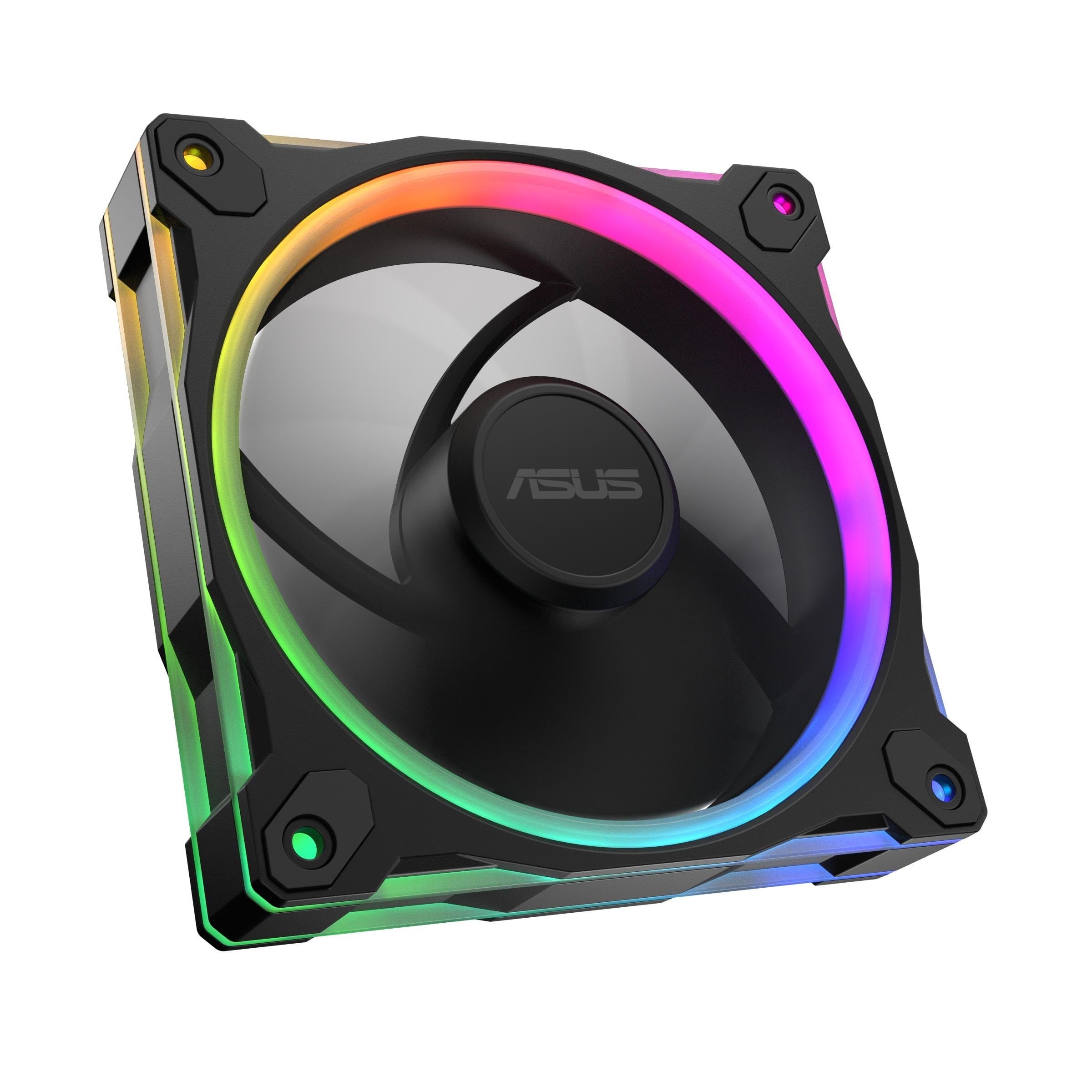 ASUS Prime MR120 Fan ARGB Black - Kabinet køler - 120mm - Sort med RGB LED lys Kabinetkøler 90DA00I0-B09000