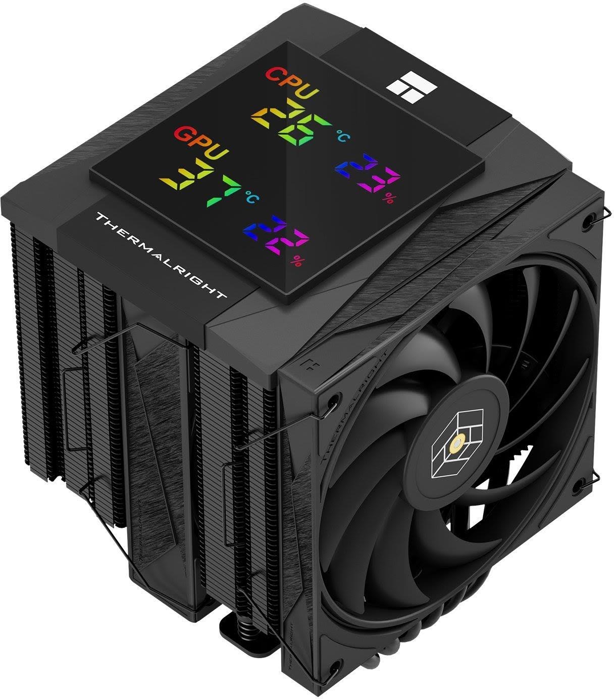Thermalright Royal Knight 120 Digital Black Cpu Køler RK120DB