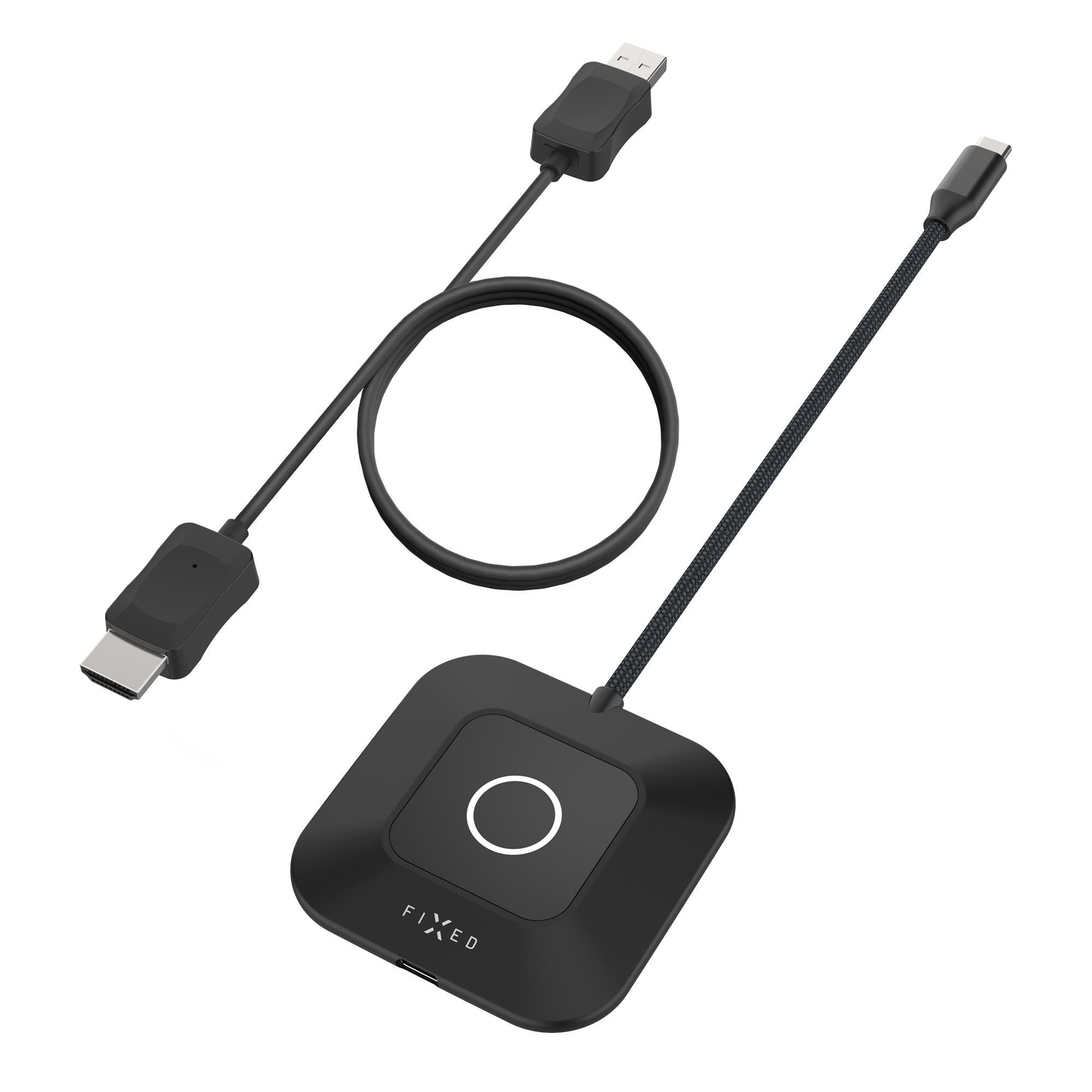 FIXED AirLink Wireless USB-C/HDMI Extender - Black Skærmkabel Sort FIXA-AL-BK