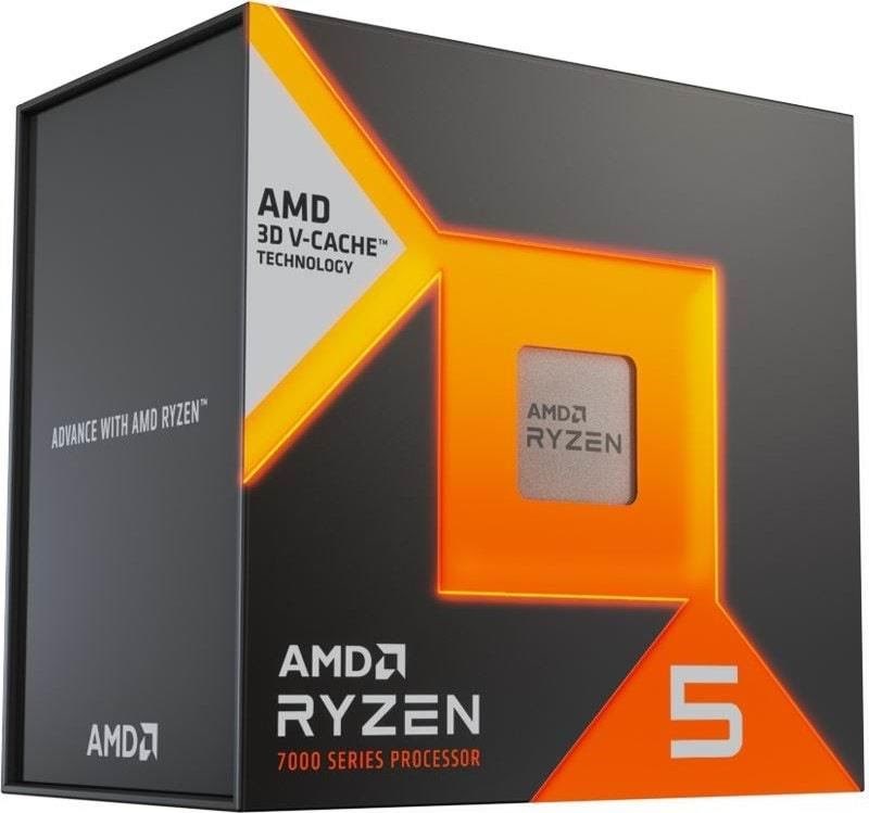AMD Ryzen 5 7500X3D CPU - 6 kerner - 4 GHz - AMD AM5 - AMD Boxed (uden køler)