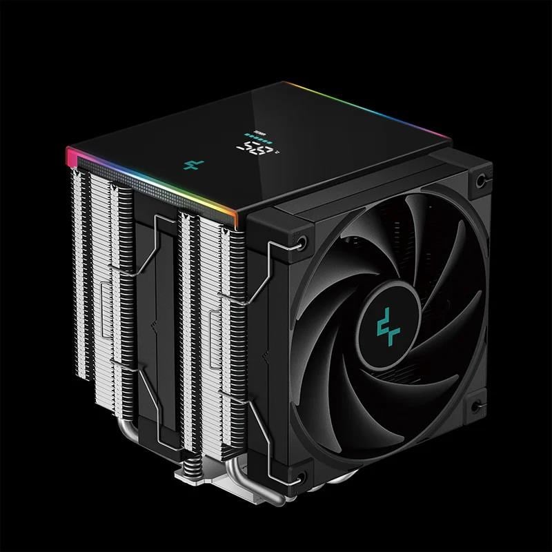 DeepCool AK620 DIGITAL SE - CPU Luftkøler - Max 28 dBA Cpu Køler Sort med RGB lys R-AK620-BKADMN-GJD