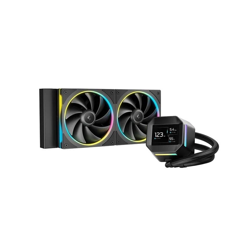 DeepCool LM240 - CPU Vandkøling - Max 36 dBA Cpu Køler Sort med RGB lys R-LM240-BKDMMC-1