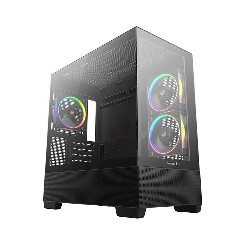 DeepCool CG380 3F - Kabinet - Minitower - Sort Kabinet R-CG380-BKAGM3-G