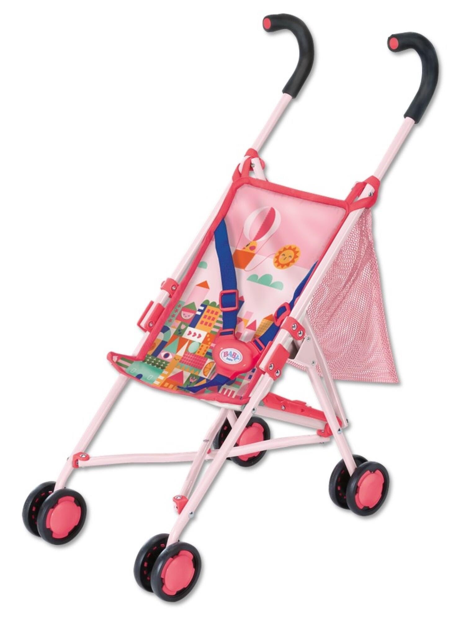 Baby Born Stroller with Bag Pink Dukker Og Dukketilbehoer 840665