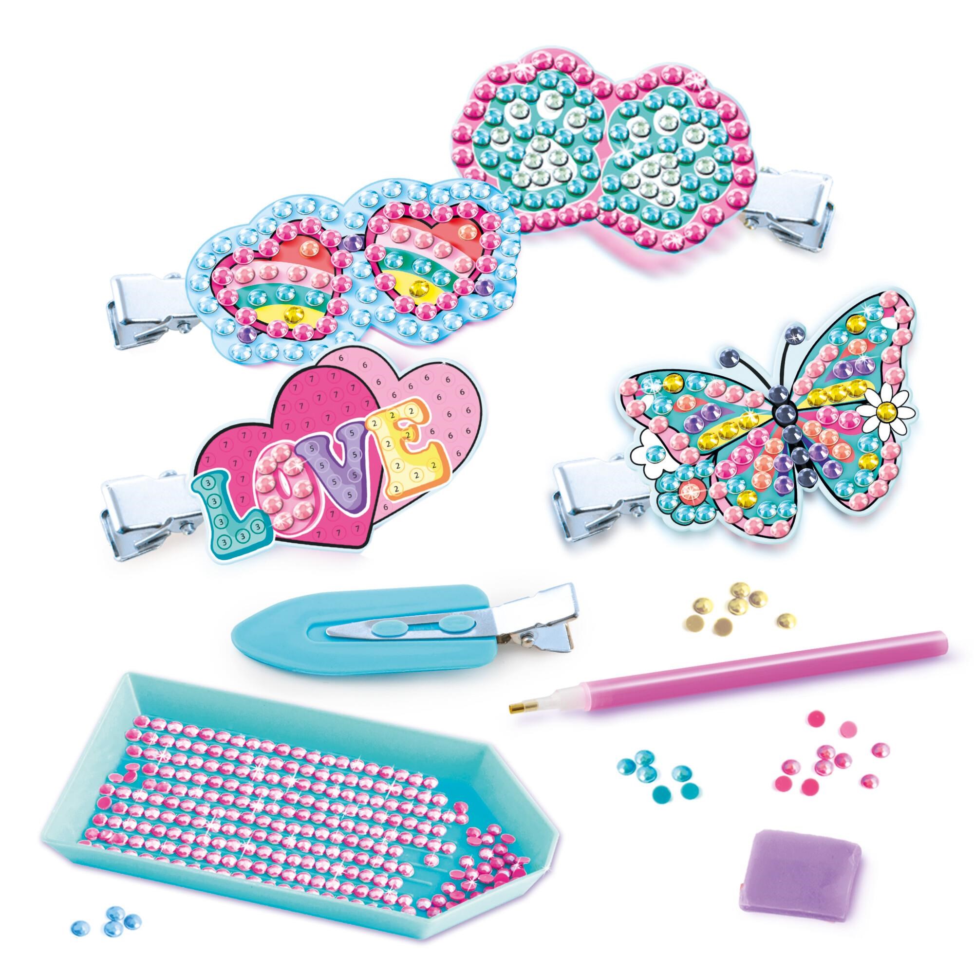Style 4 Ever Diamond Art Hårspændesæt Kreativt Legetøj 260334