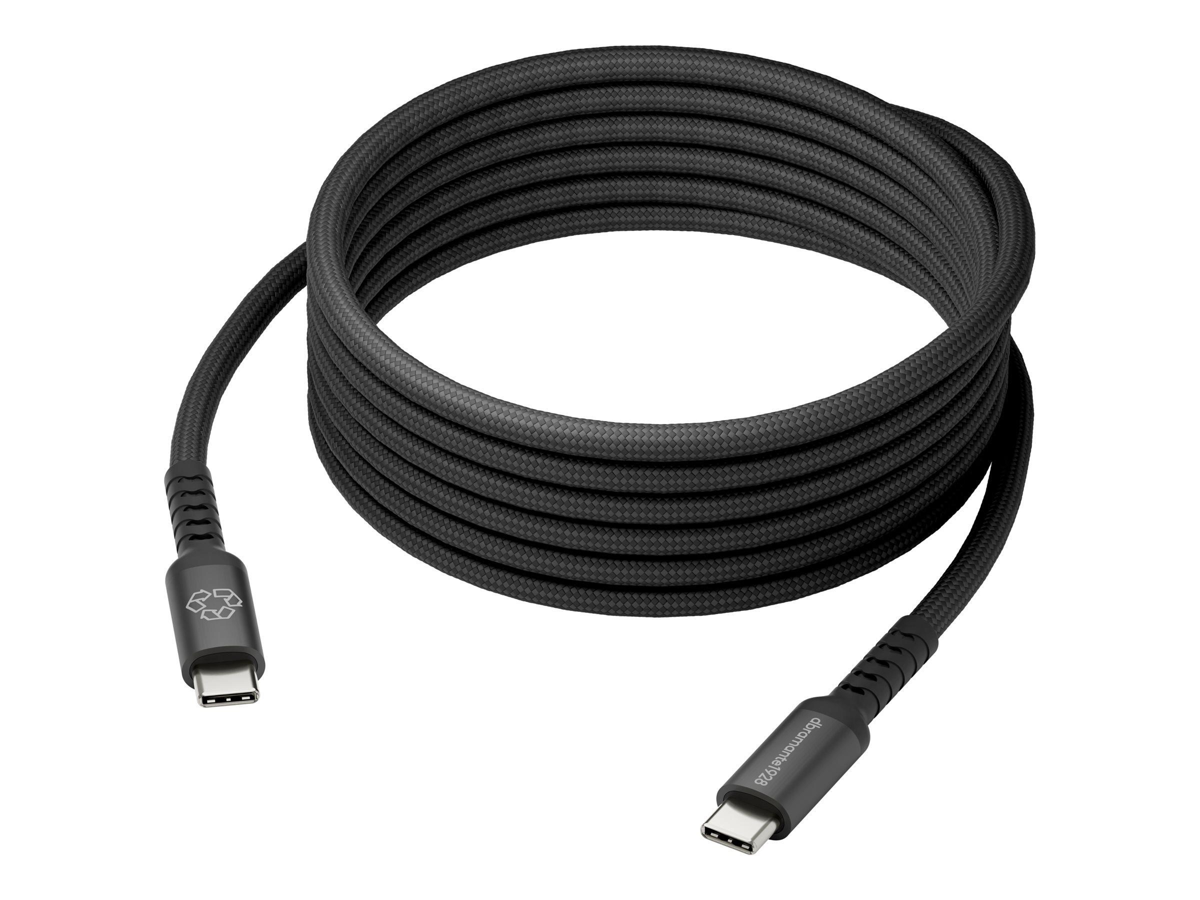 dbramante1928 re-charge IT - USB-C/USB-C 100W - 3m Usb Kabel Sort CB30CCBL7236
