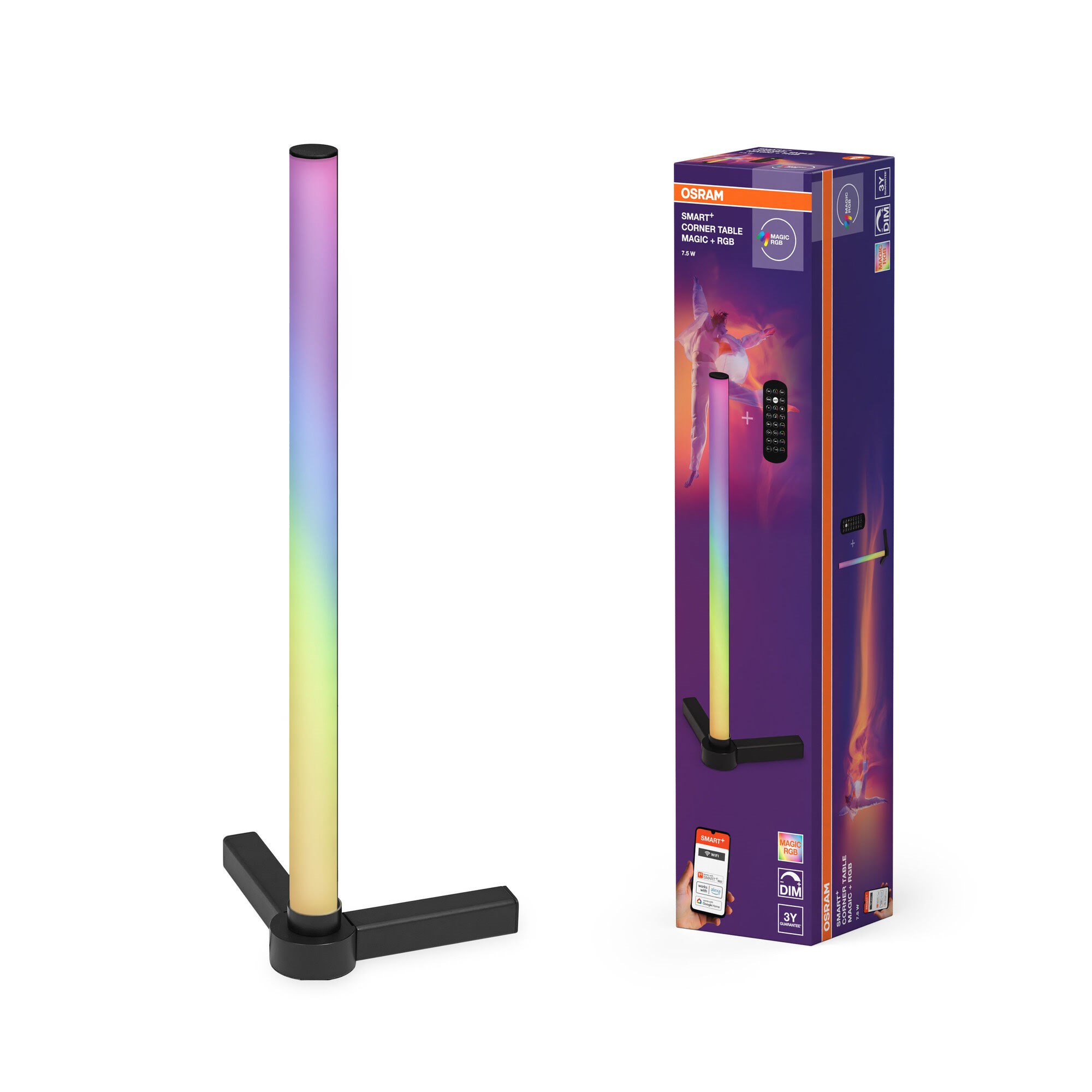 Osram SMART+ Corner Table 7,5W/RGB 425mm sort WiFi Smart Home 4099854471759
