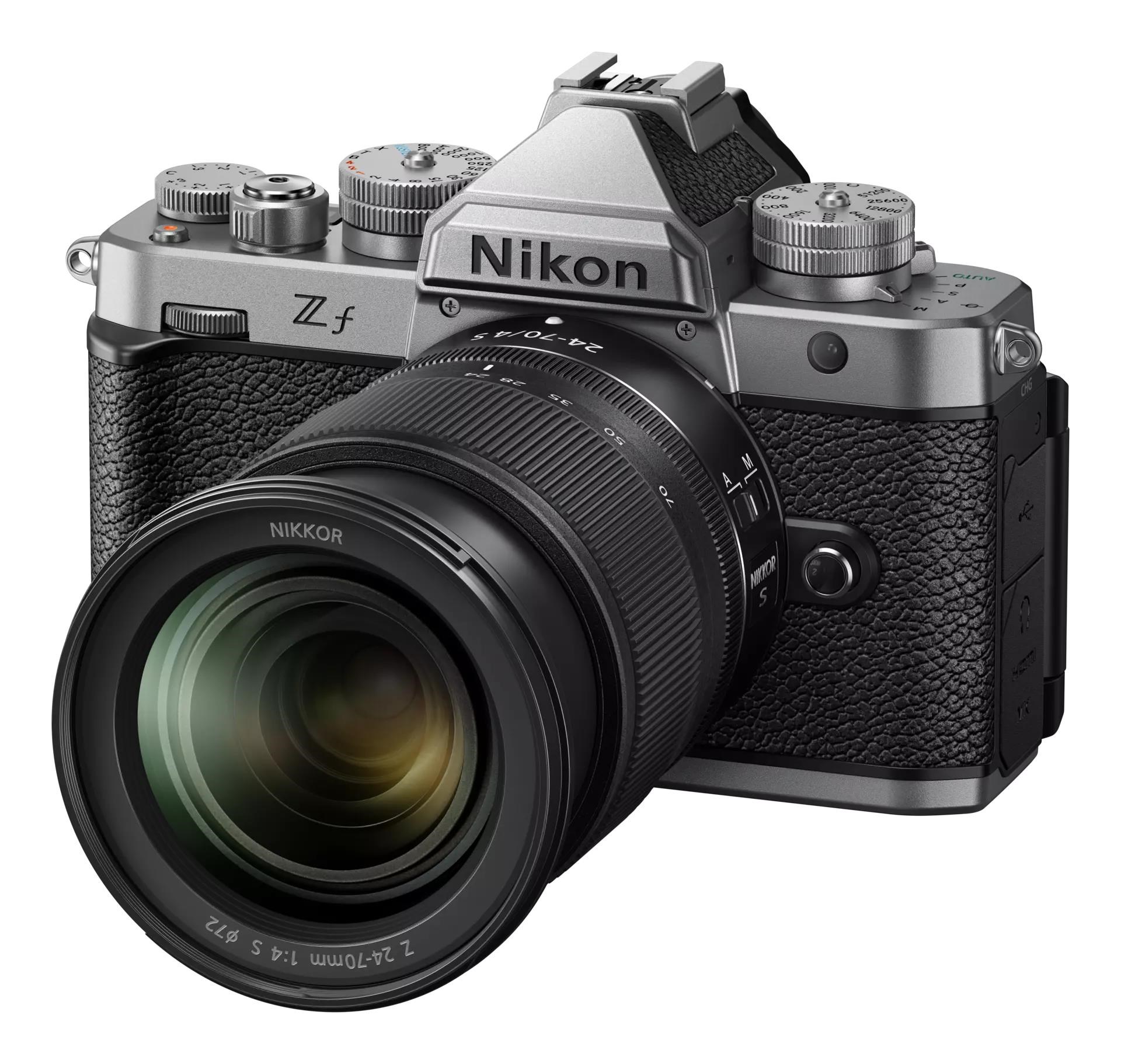 Nikon Z f SL kit w/24-70/4 kit Kamera Sølv VOA123K002