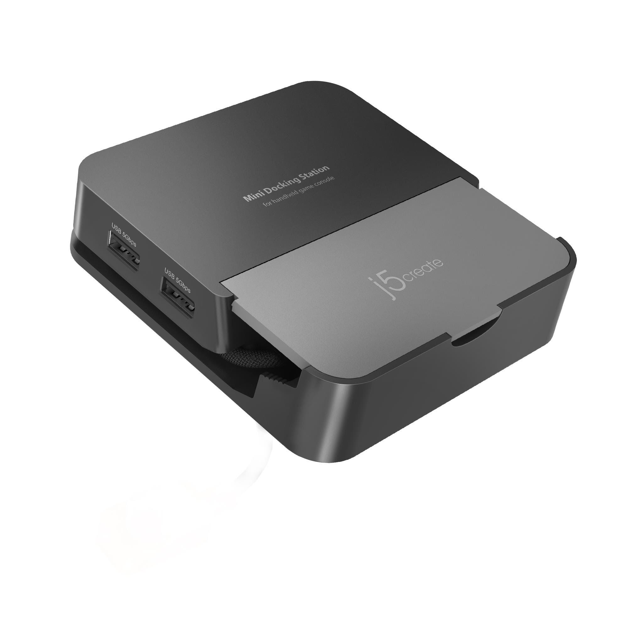 j5create Omni Side Dock for Nintendo Switch 2 and Steam Deck Spil Tilbehør JCD624-N
