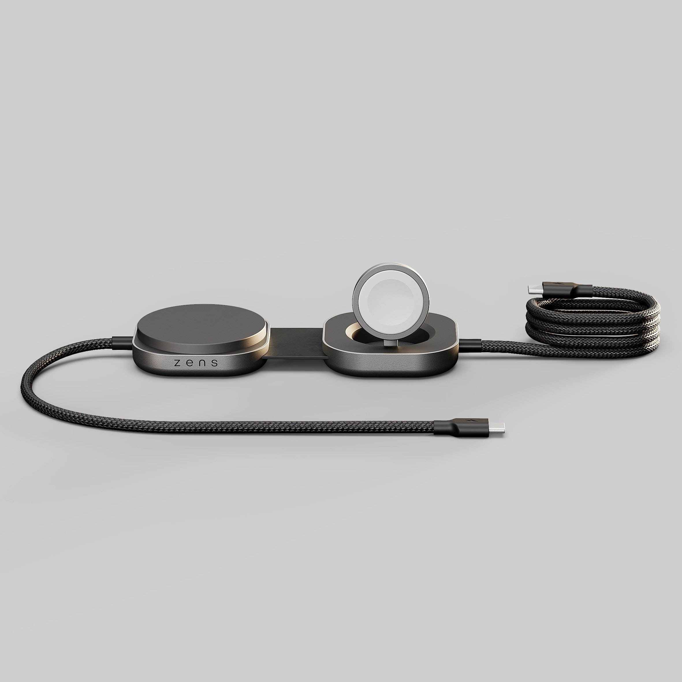 ZENS Charging Cable USB C-C Pro 3 - Magnetic Wireless Charger - Black Mobil Oplader ZECC07B/00