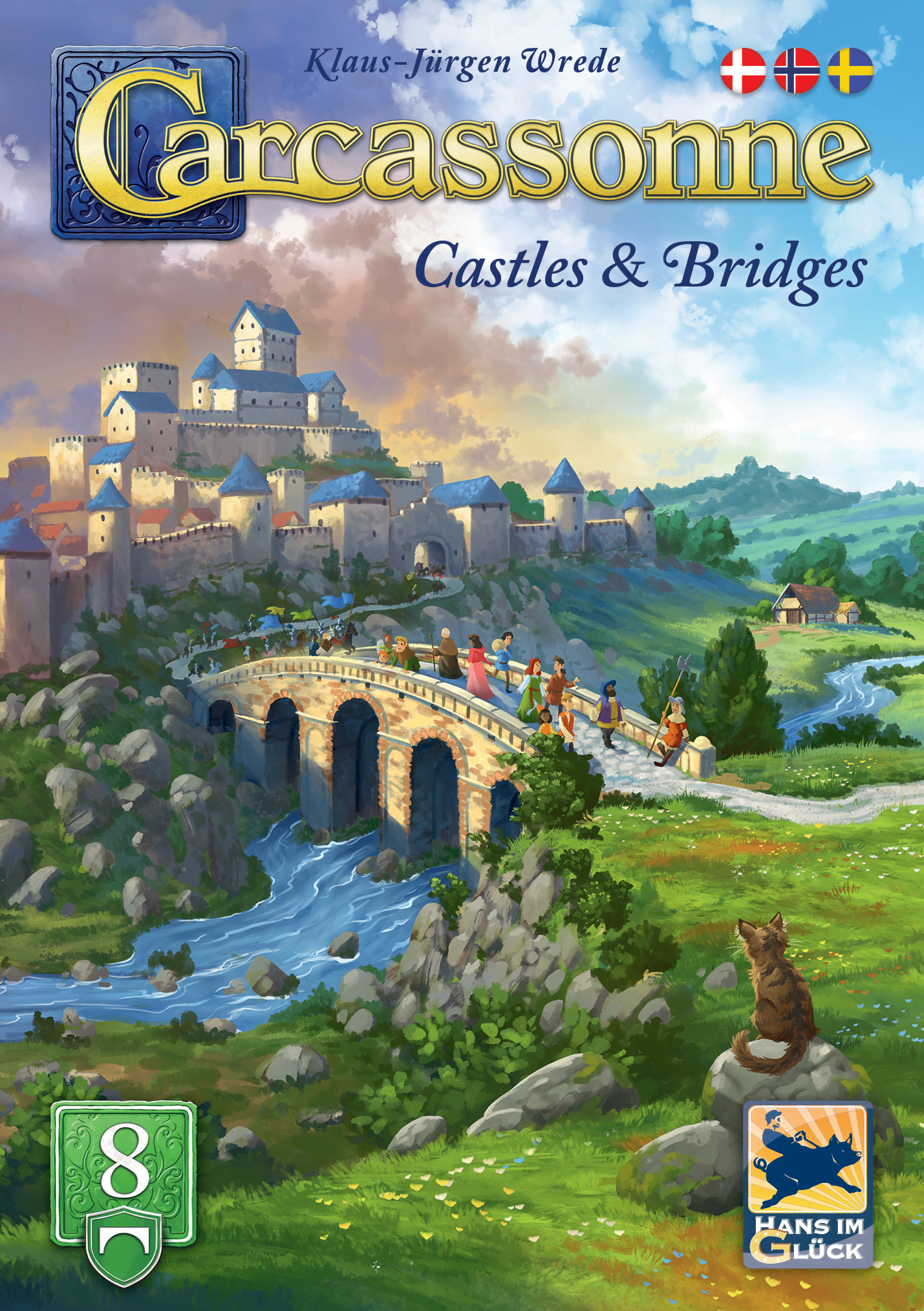 Carcassonne Castles & Bridges (Nordic) Brætspil MDG068