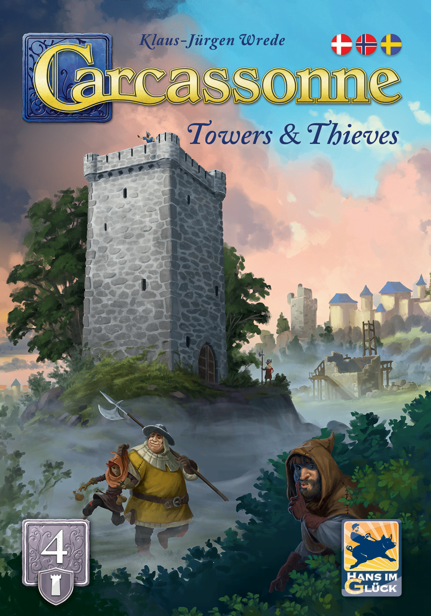 Carcassonne Towers & Thieves (Nordic) Brætspil MDG064