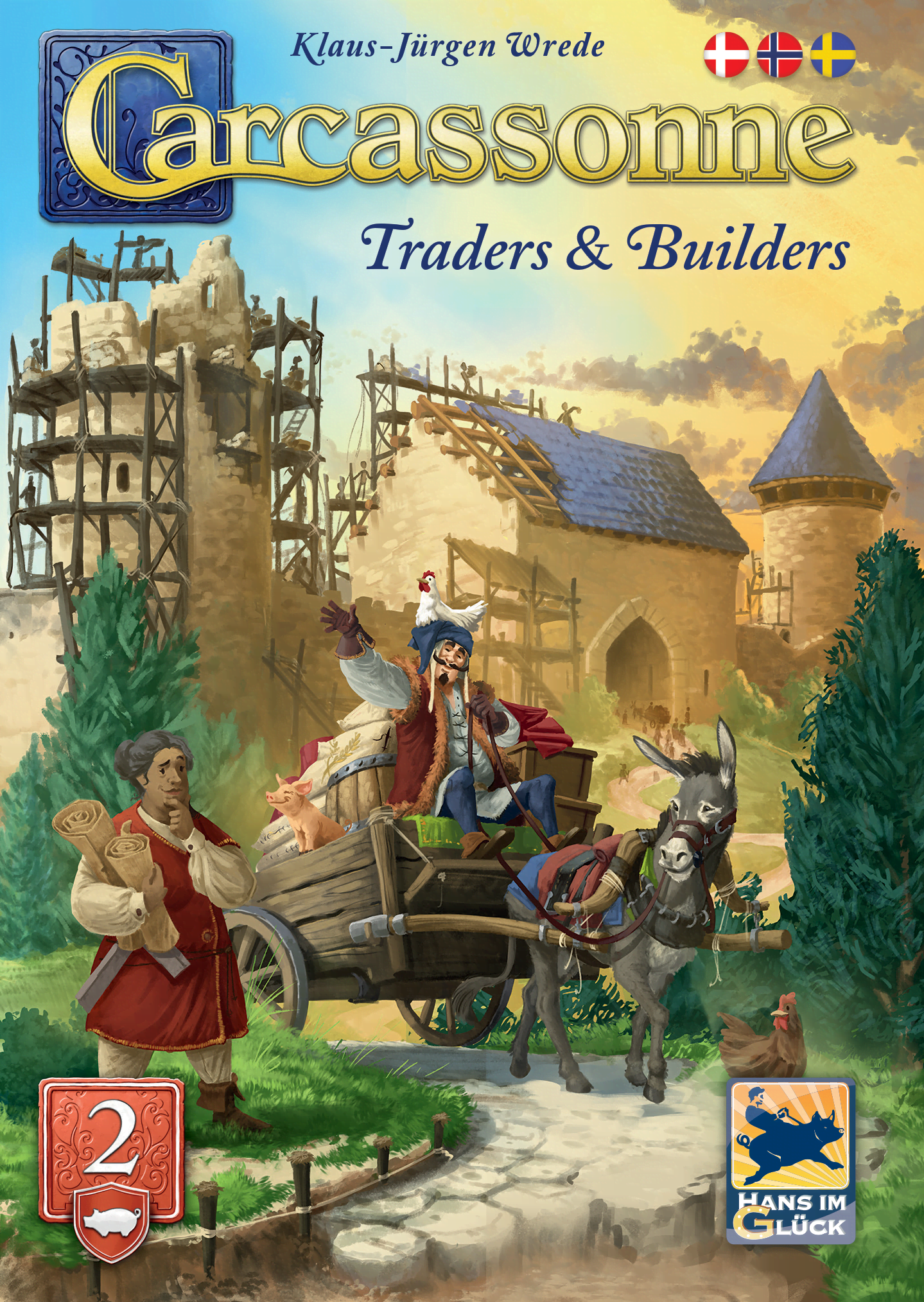 Carcassonne Traders & Builders (Nordic) Brætspil MDG062