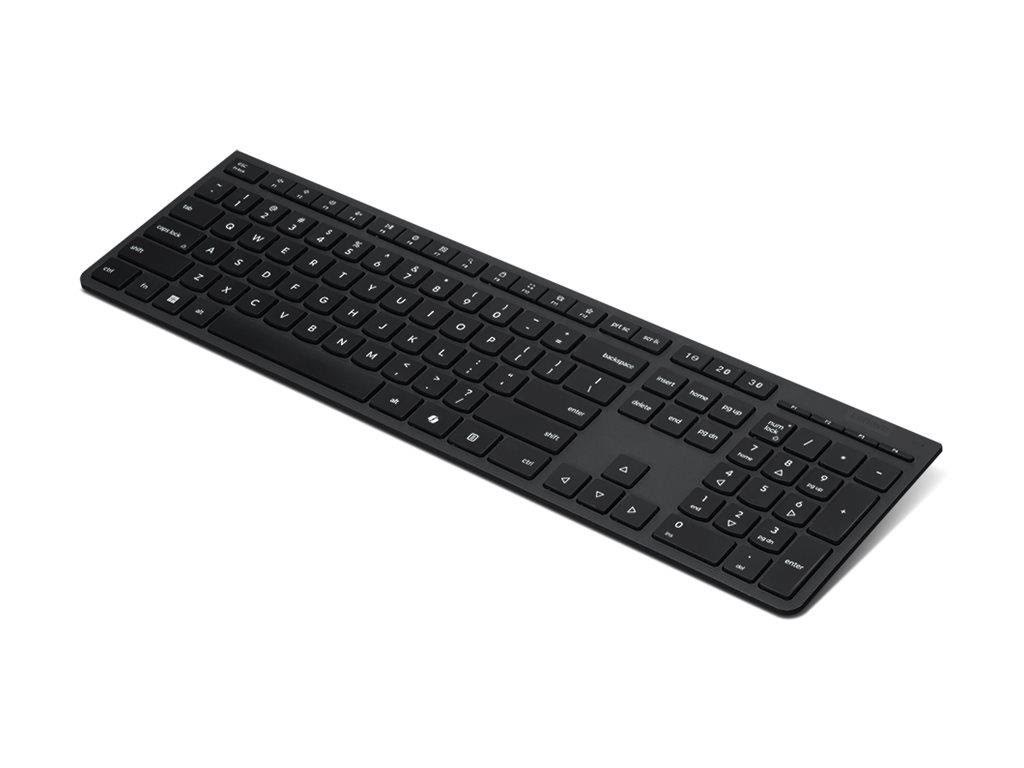 Lenovo Professional - keyboard full size - QWERTY - Nordic - grey Input Device - Tastatur - Nordisk - Grå